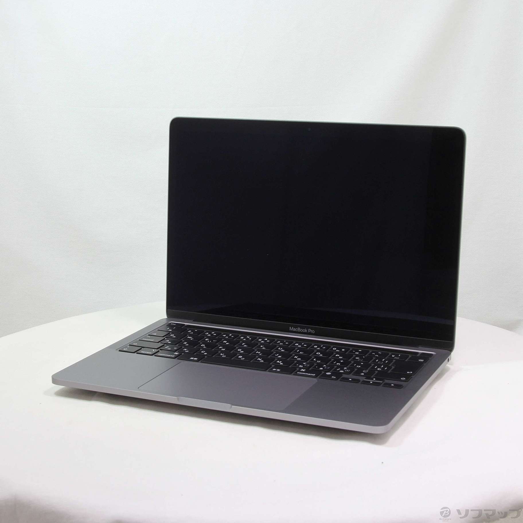 (中古)MacBook Pro 13.3-inch Late 2020 MYD82J/A M1 8コアCPU_8コアGPU 8GB SSD256GB スペースグレイ (12.6 Monterey)(258-ud)