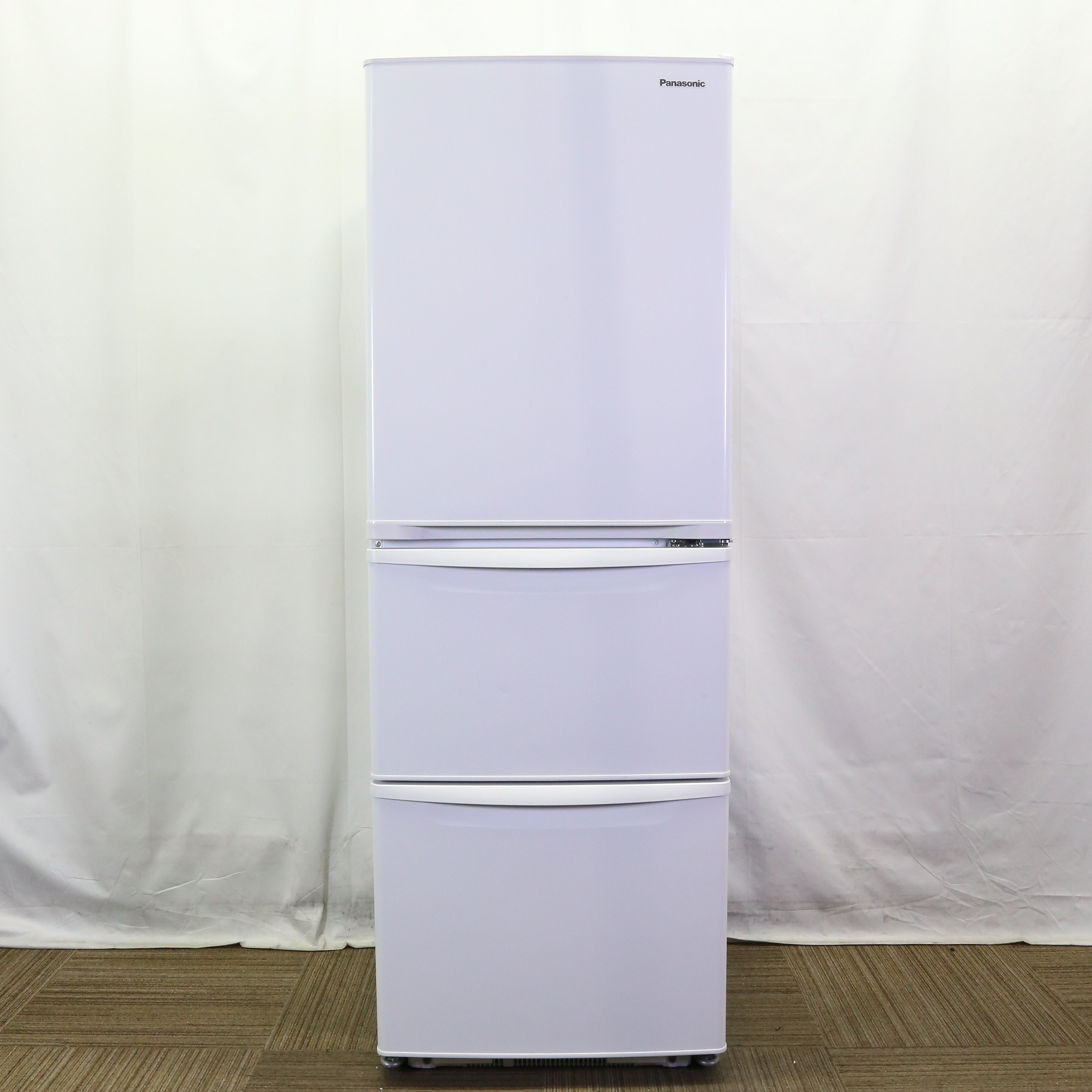 〔中古品〕 冷蔵庫 Cタイプ グレイスホワイト NR-C344C-W ［幅59cm ／335L ／3ドア ／右開きタイプ ／2023年］