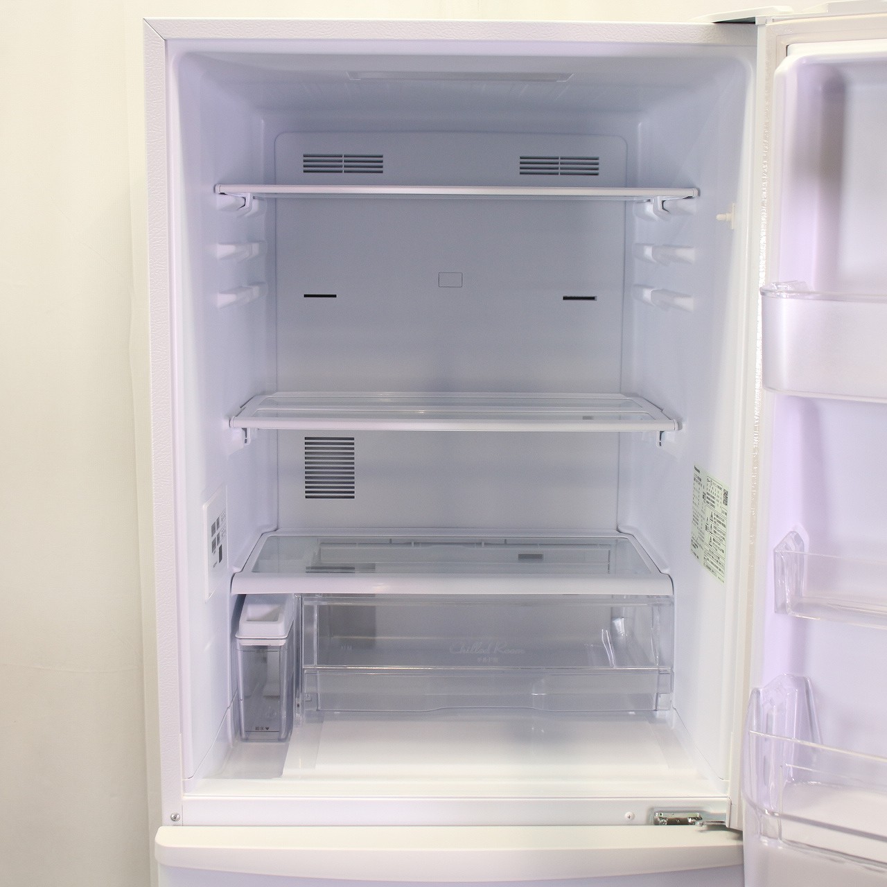 高評価新作パナソニック 冷凍冷蔵庫 NR-C340C-W 335L 2019年式 3ドア ECONAVI 300リットル～