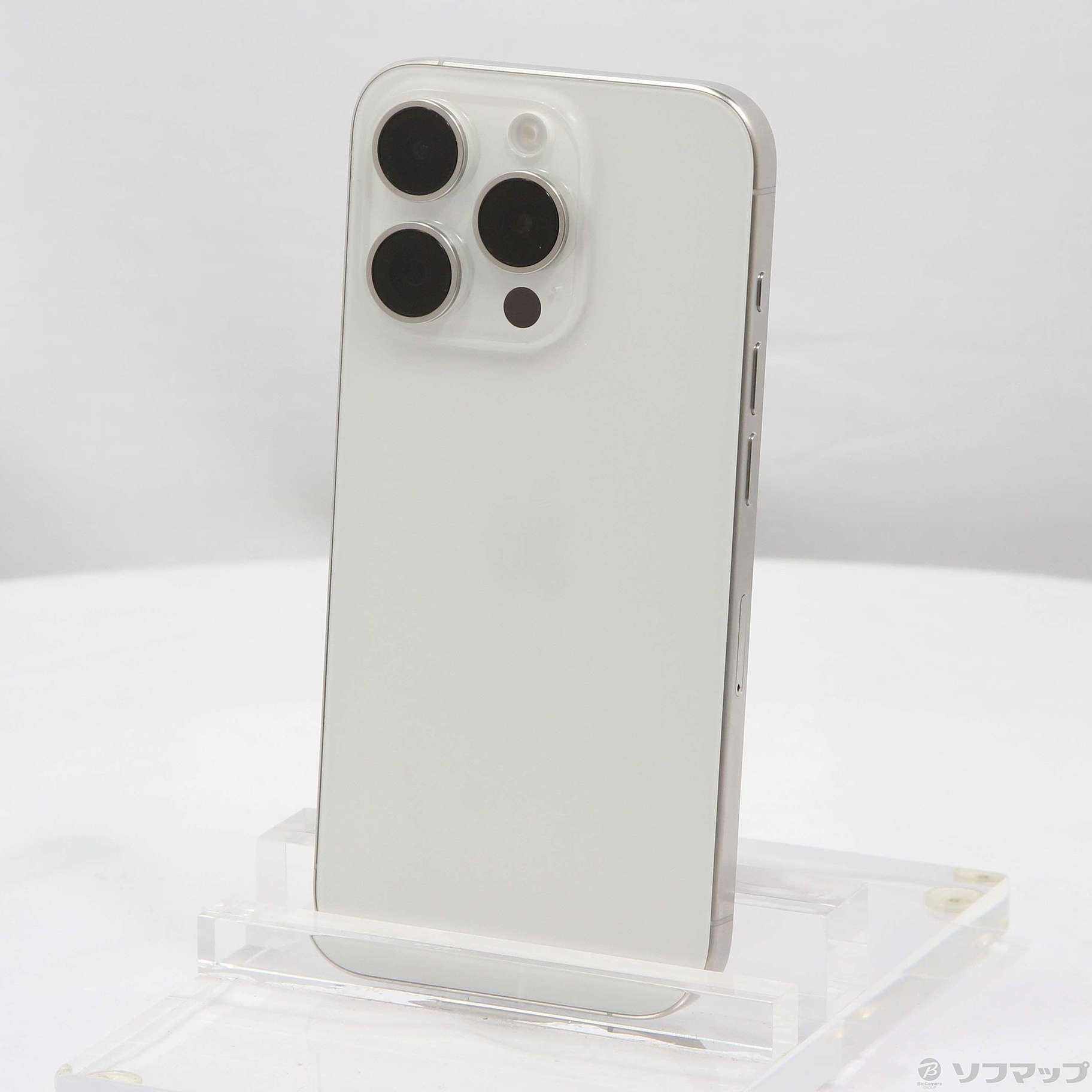 中古】iPhone15 Pro 128GB ホワイトチタニウム MTU83J／A SIMフリー 