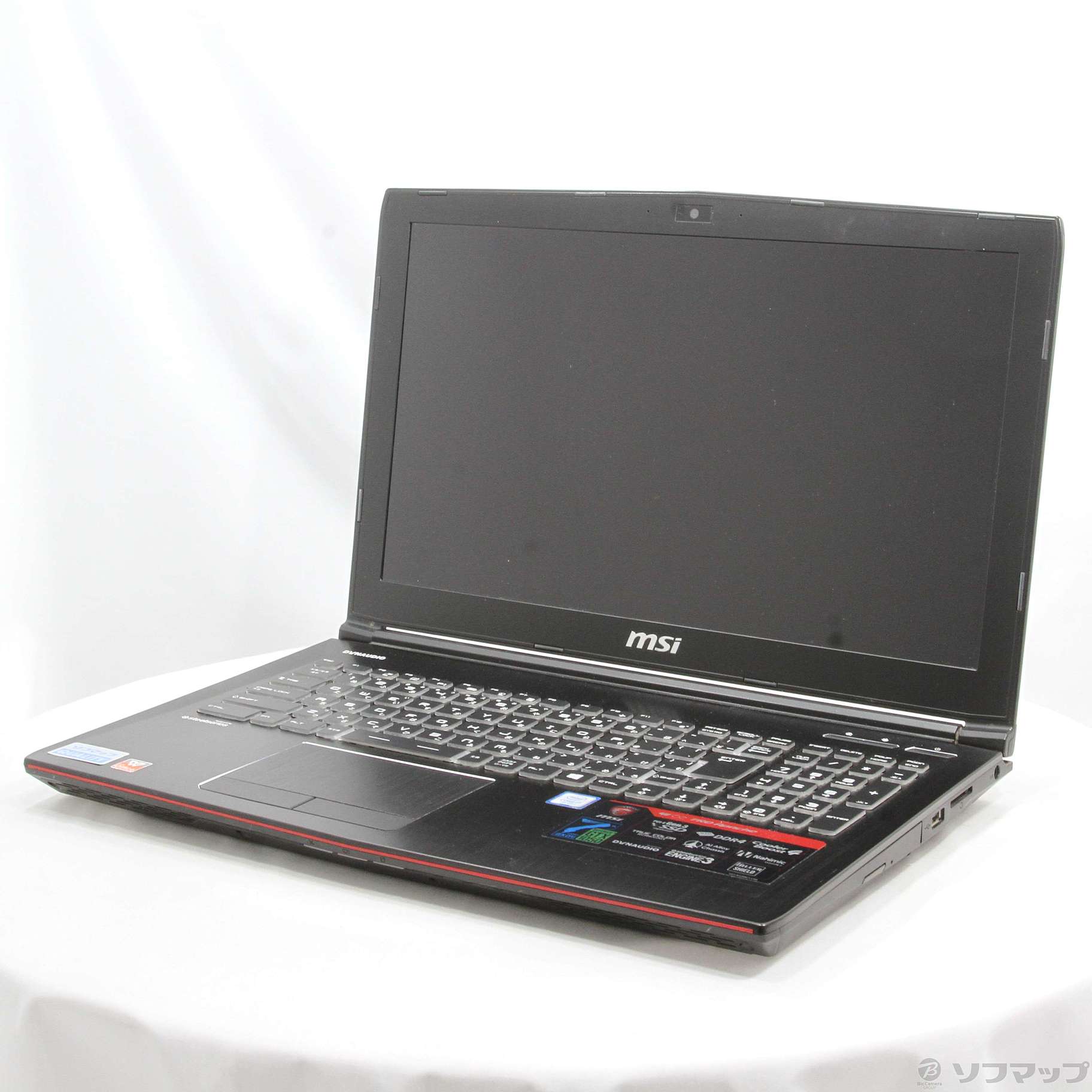 msi GE62 7RD-024JP ブラック 〔Windows 10〕