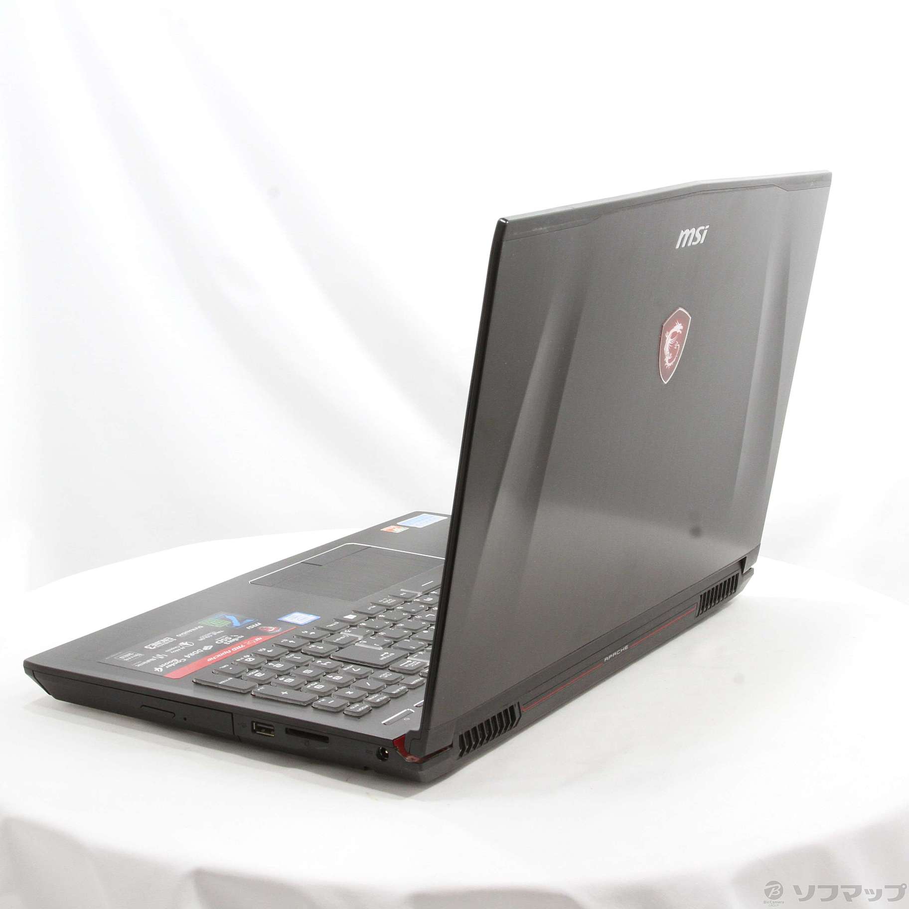 中古】msi GE62 7RD-024JP ブラック 〔Windows 10〕 [2133053033713