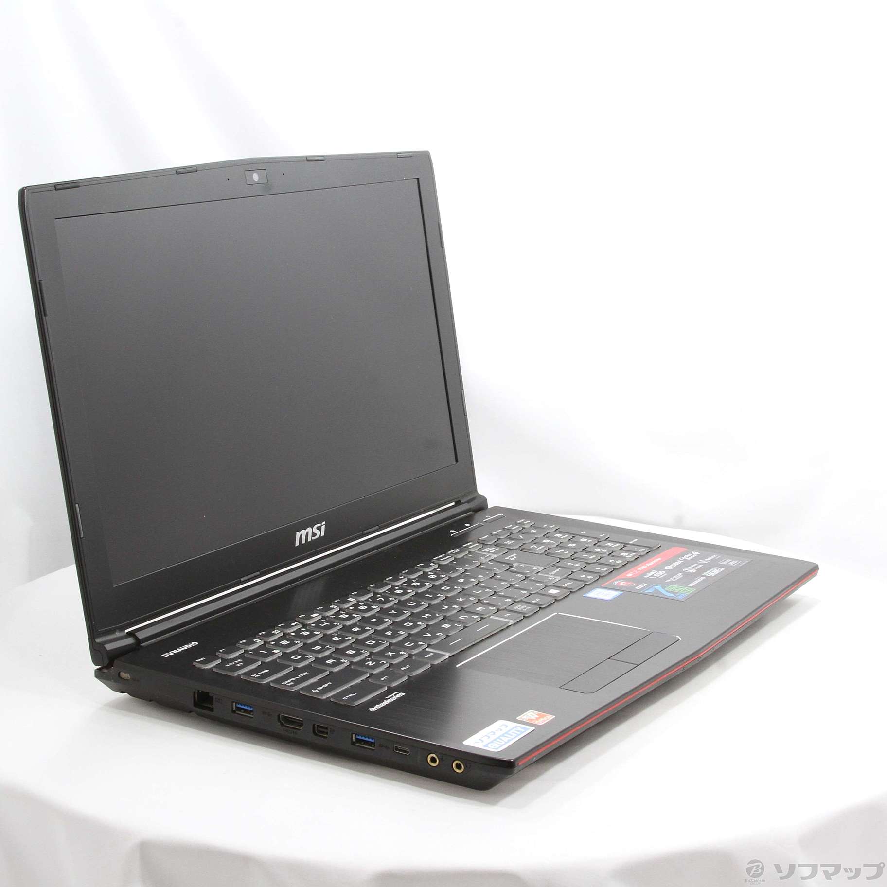 中古】msi GE62 7RD-024JP ブラック 〔Windows 10〕 [2133053033713