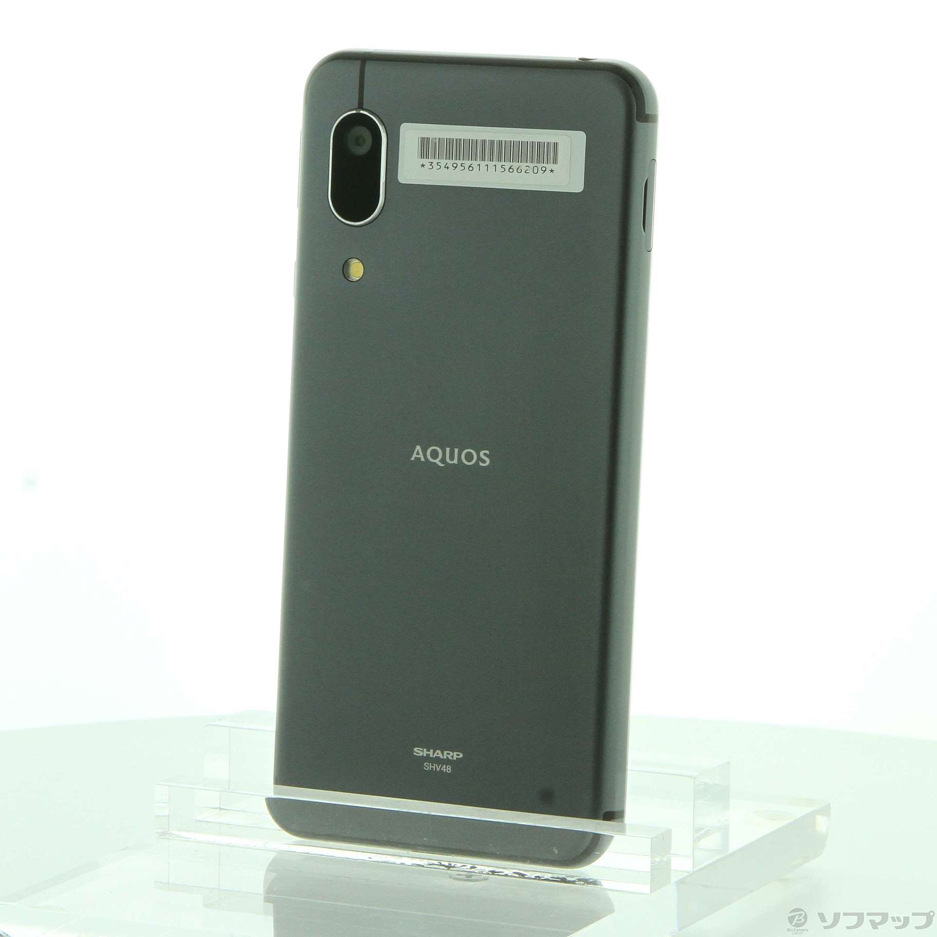 中古】AQUOS sense3 basic 32GB ブラック SHV48 auロック解除SIMフリー