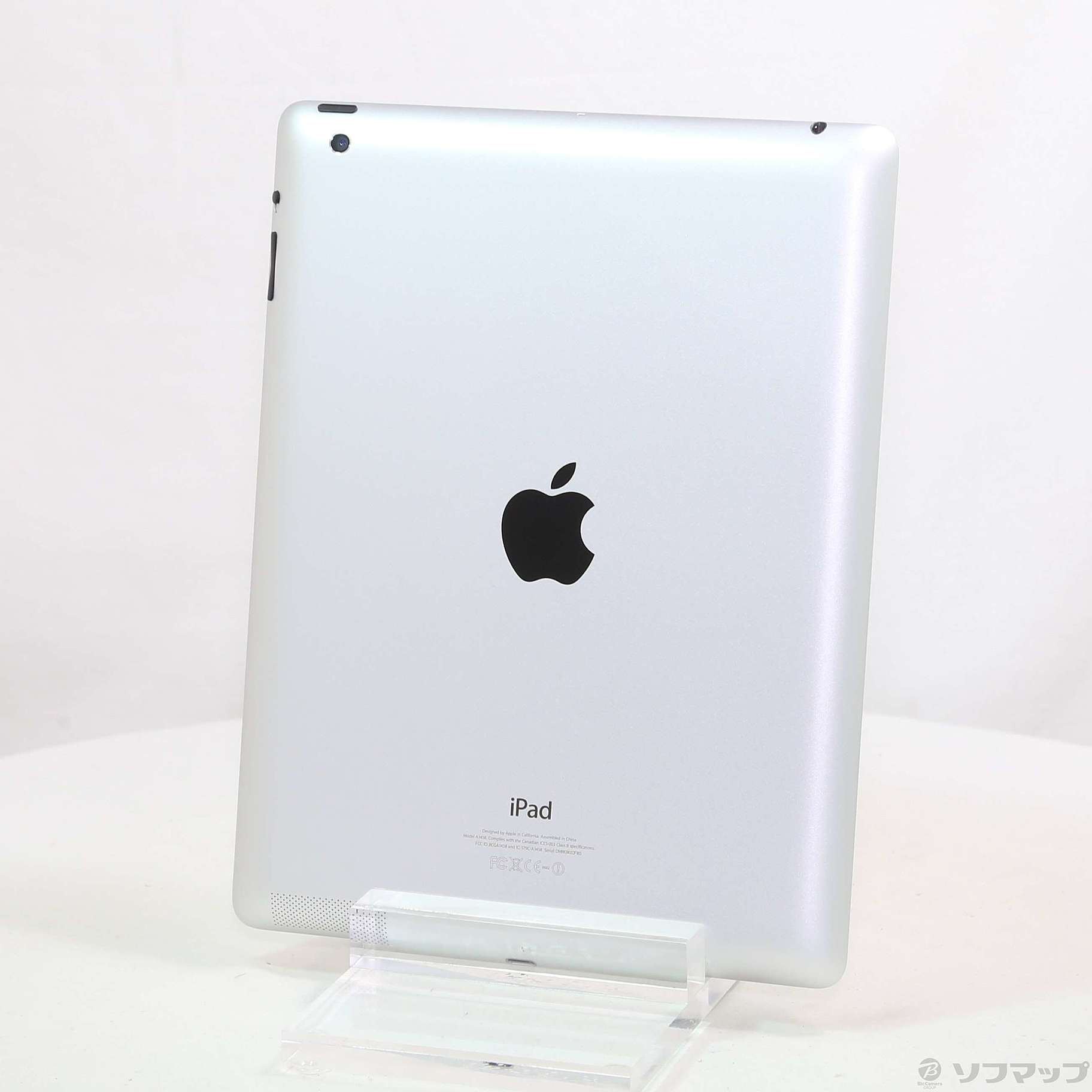 iPad 第4世代 16GB ホワイト MD513J／A Wi-Fi ［9.7インチ液晶／Apple A6X(デュアルコア)］