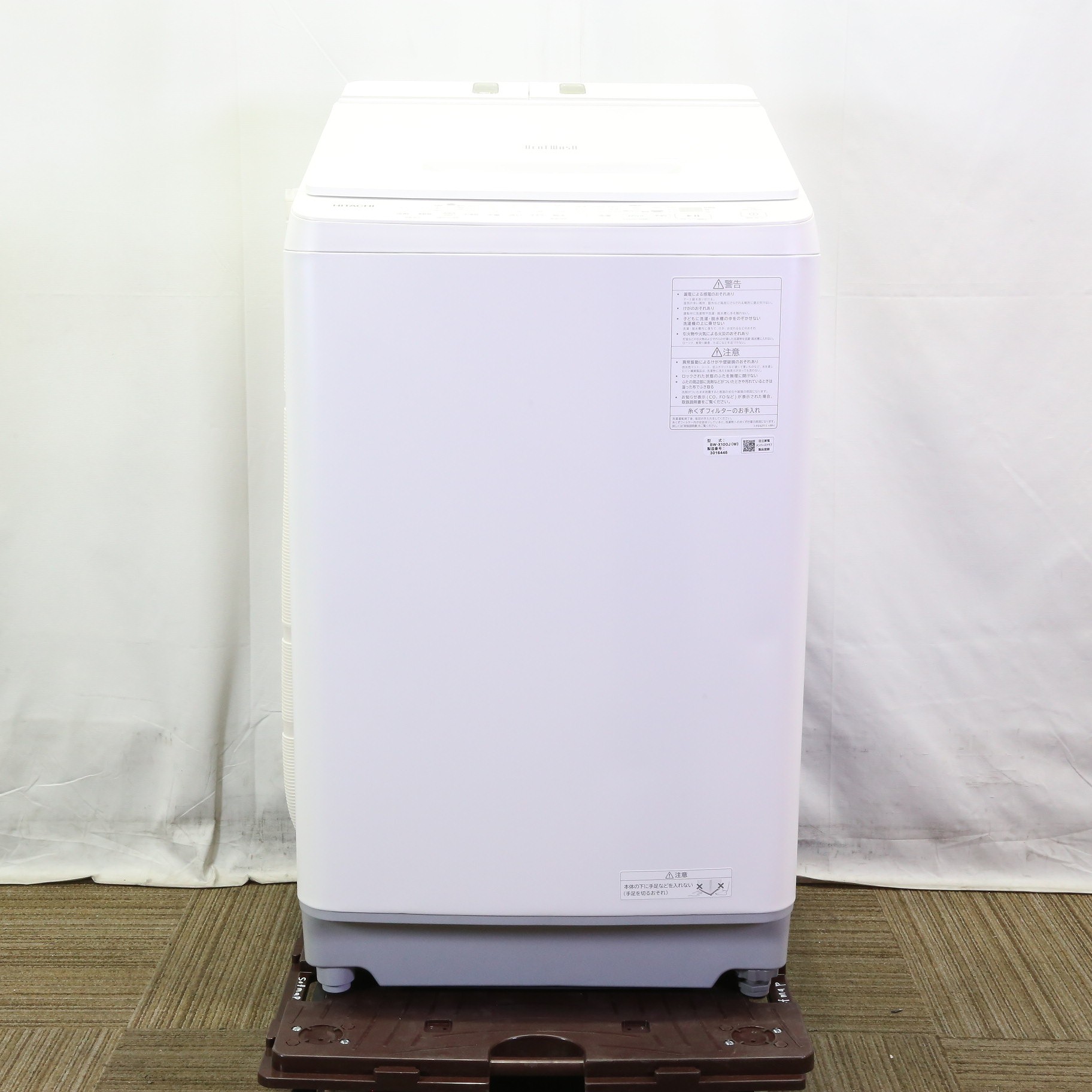 中古】〔中古品〕 インバーター洗濯機9k以上 BW-X100J-W ［洗濯10.0 