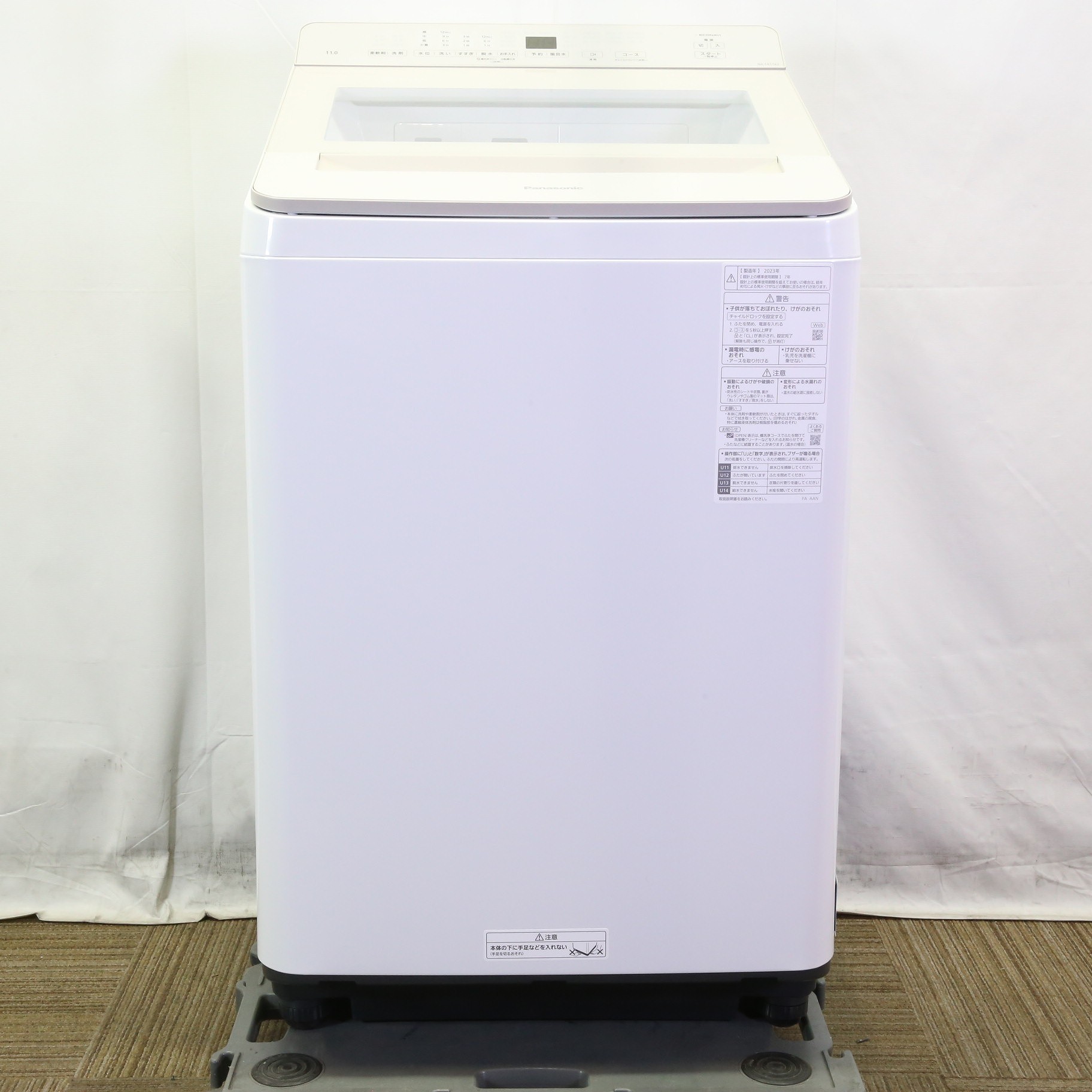 中古】〔中古品〕 全自動洗濯機 FAシリーズ シャンパン NA-FA11K2-N