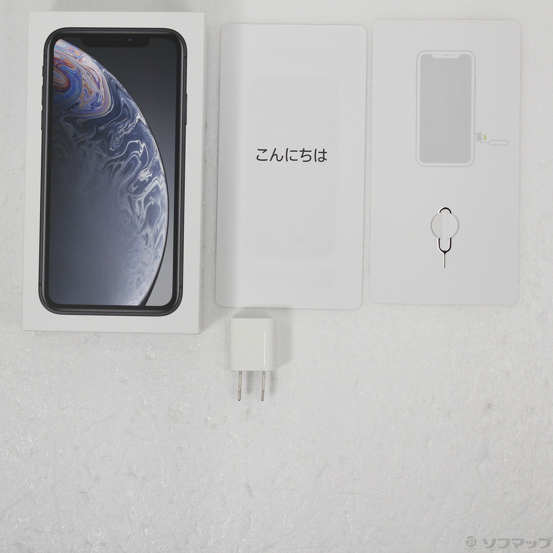 中古】iPhoneXR 64GB ブラック MT002J／A SIMフリー [2133053076420