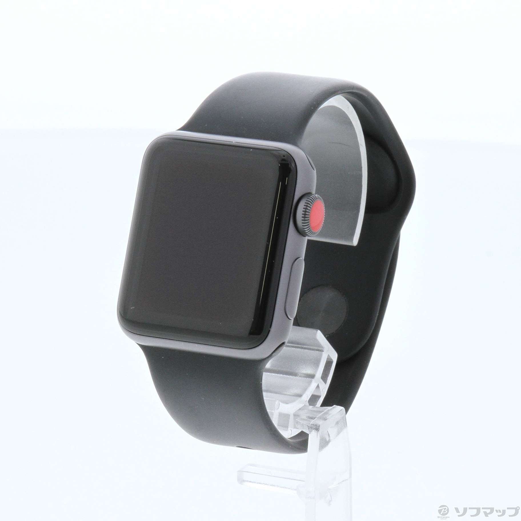 apple watch series3 alminium gray 38mm時計