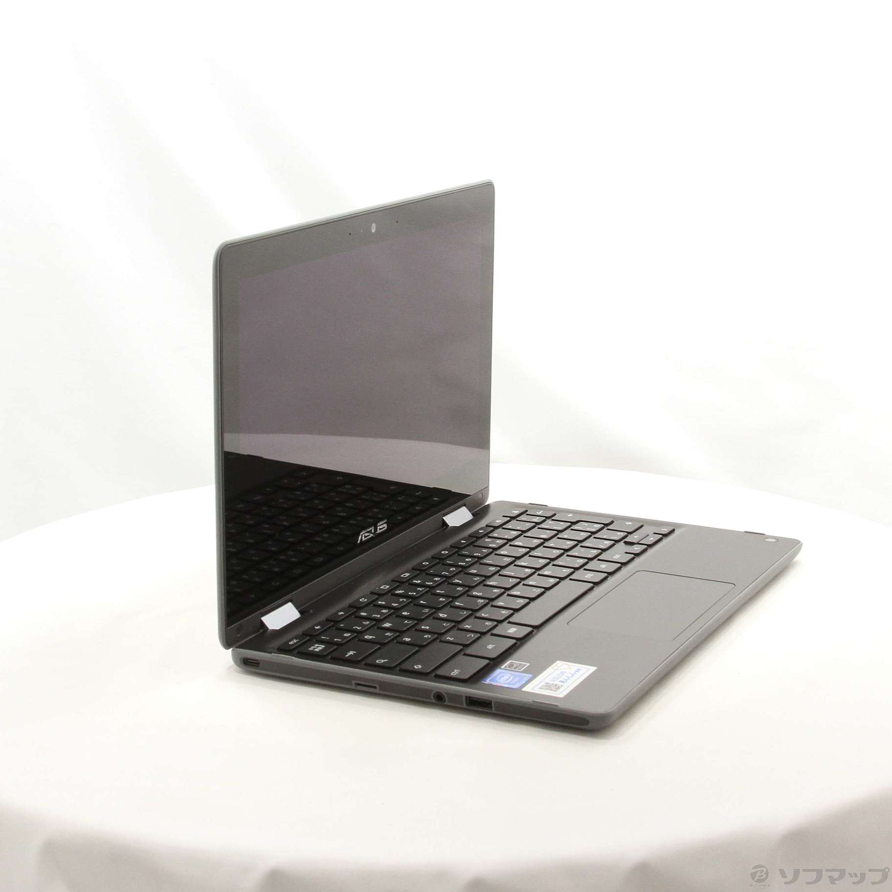 中古】Chromebook Flip C214MA C214MA-GA0028 ダークグレー