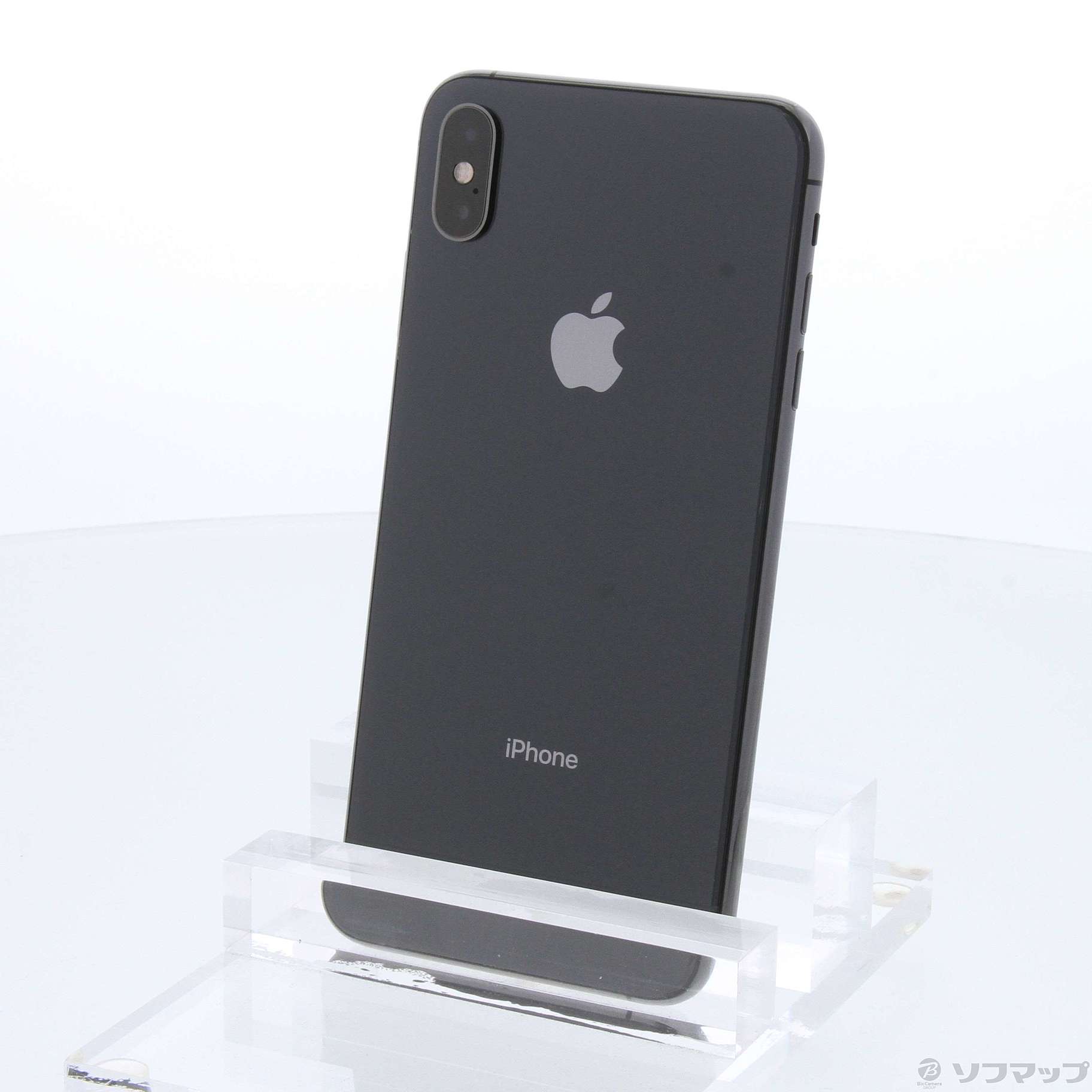 (中古)Apple iPhoneXS Max 64GB スペースグレイ MT6Q2J/A SIMフリー(258-ud)