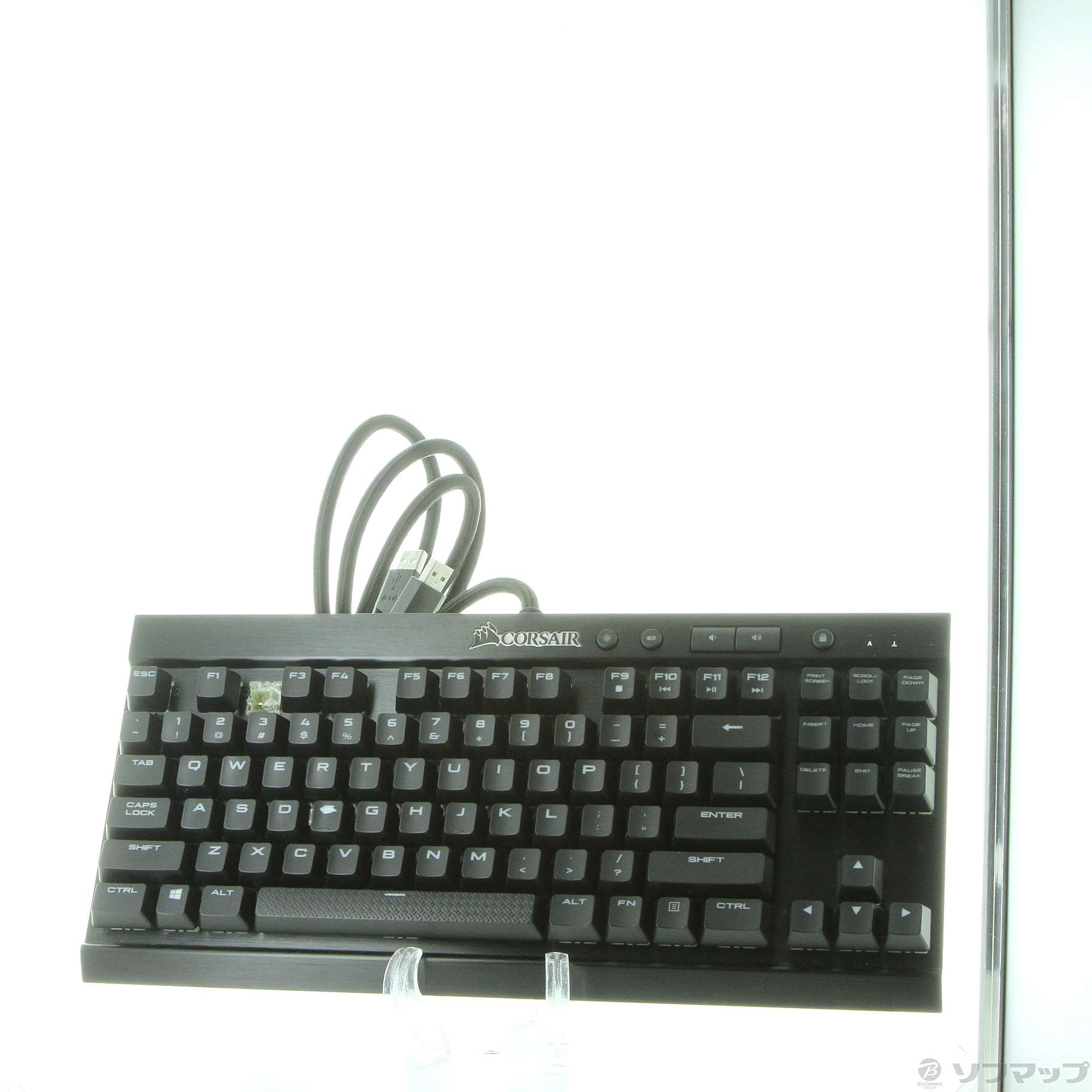 K65 RGB RAPIDFIRE コンパクトメカニカル・ゲーミングキーボード CHERRY MX Speed RGB CH-9110014-NA 銀軸