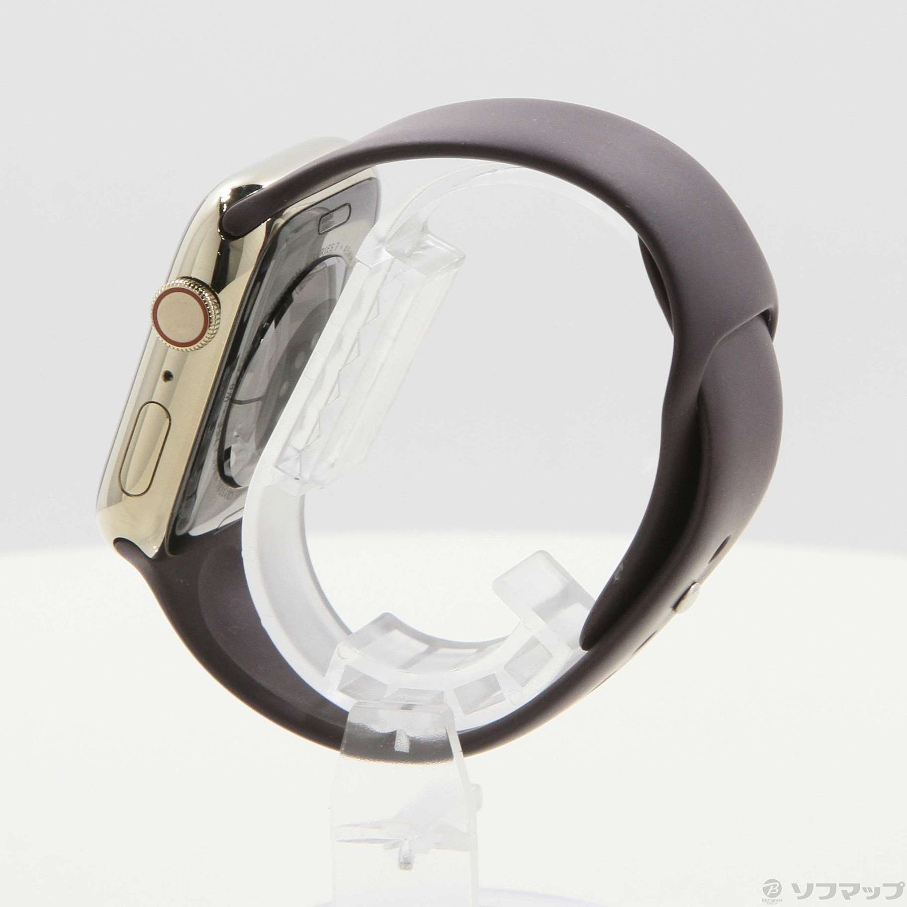 中古】Apple Watch Series 7 GPS + Cellular 45mm ゴールドステンレス 