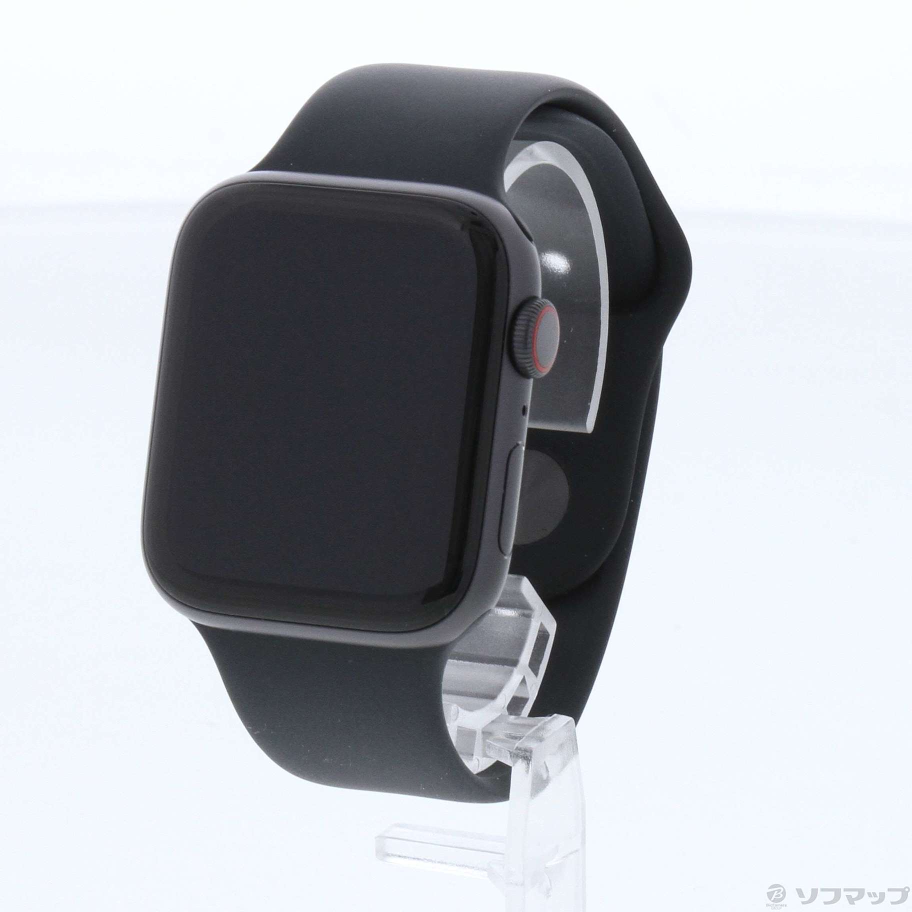 Apple Watch Series 6 GPS + Cellular 44mm スペースグレイアルミニウムケース ブラックスポーツバンド