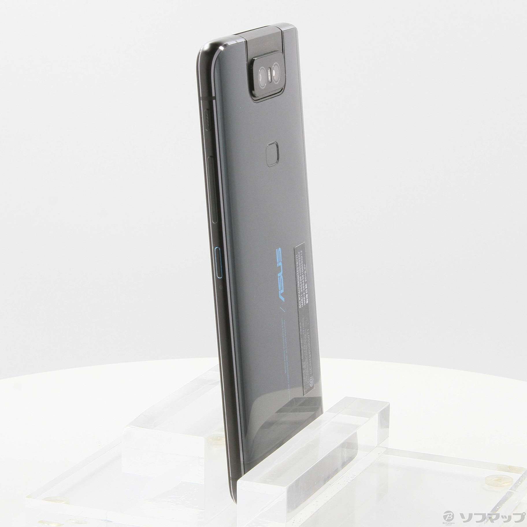 中古】ZenFone 6 128GB ミッドナイトブラック ZS630KL-BK128S6 SIM