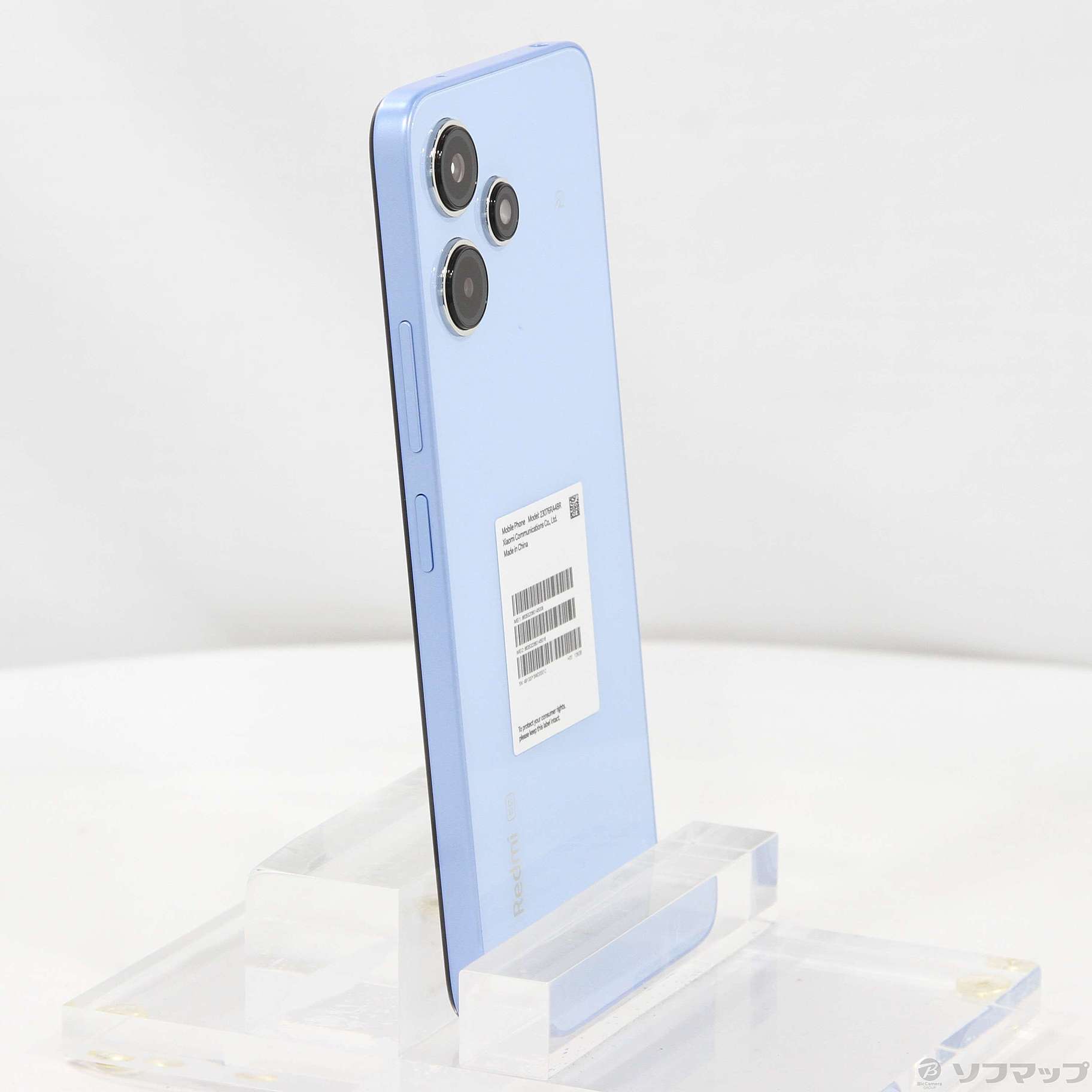 中古】Redmi 12 5G 128GB スカイブルー MZB0ETRJP SIMフリー