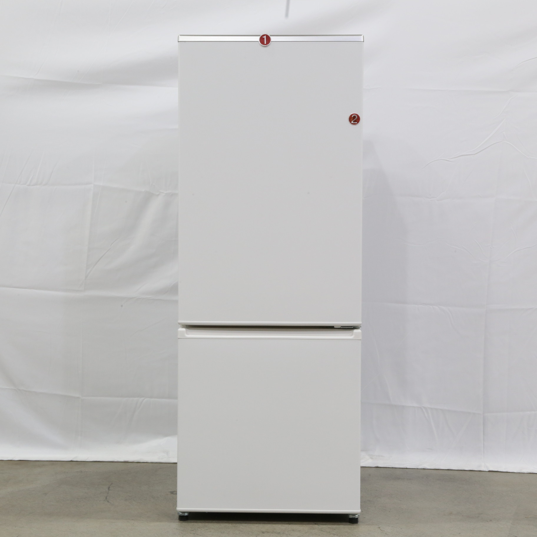 中古】〔展示品〕 冷蔵庫 ホワイト AQR-20NBK(W) ［幅52.5cm ／201L 