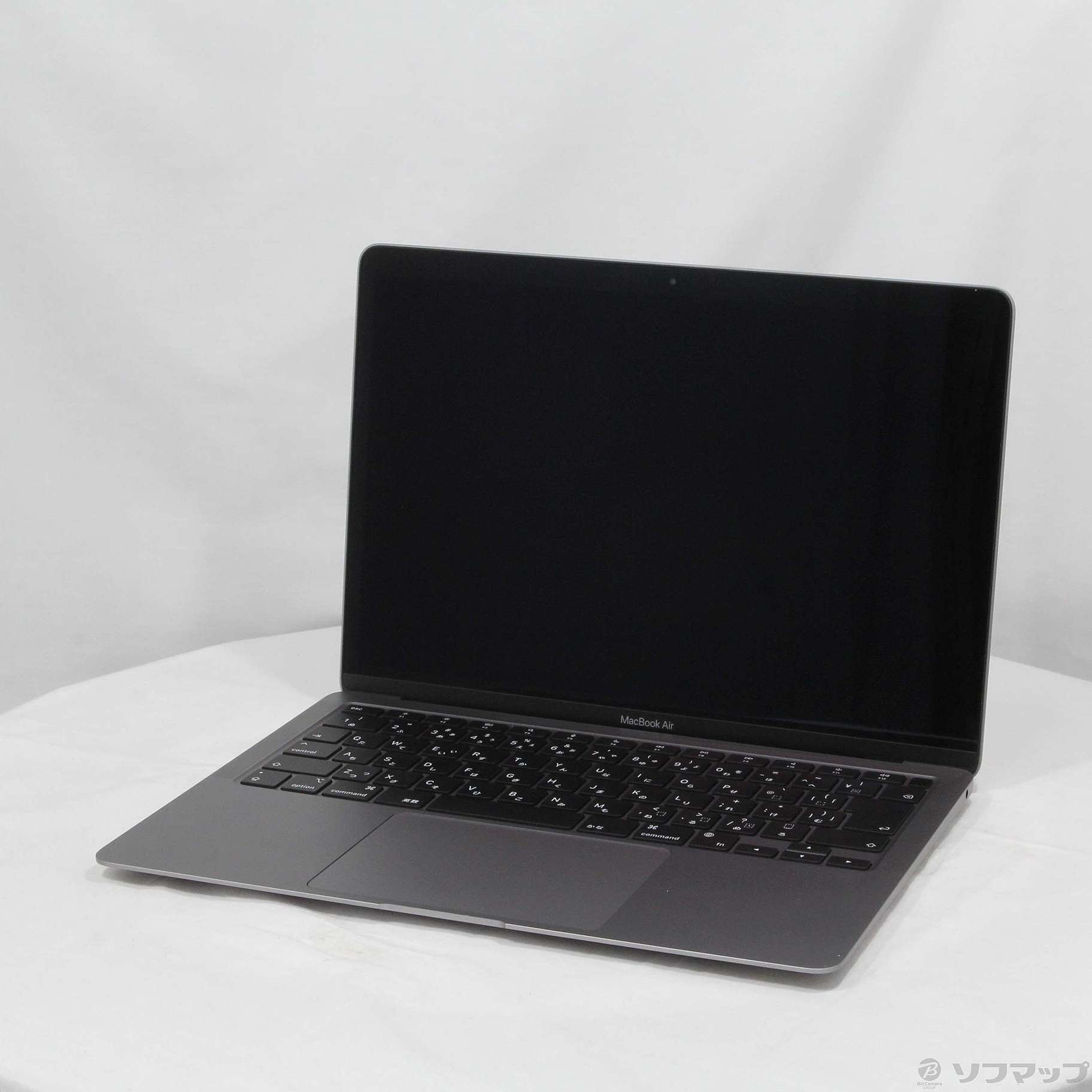 (中古)MacBook Air 13.3-inch Late 2020 MGN73J/A M1 8コアCPU_8コアGPU 8GB SSD512GB スペースグレイ (12.6 Monterey)(377-ud)