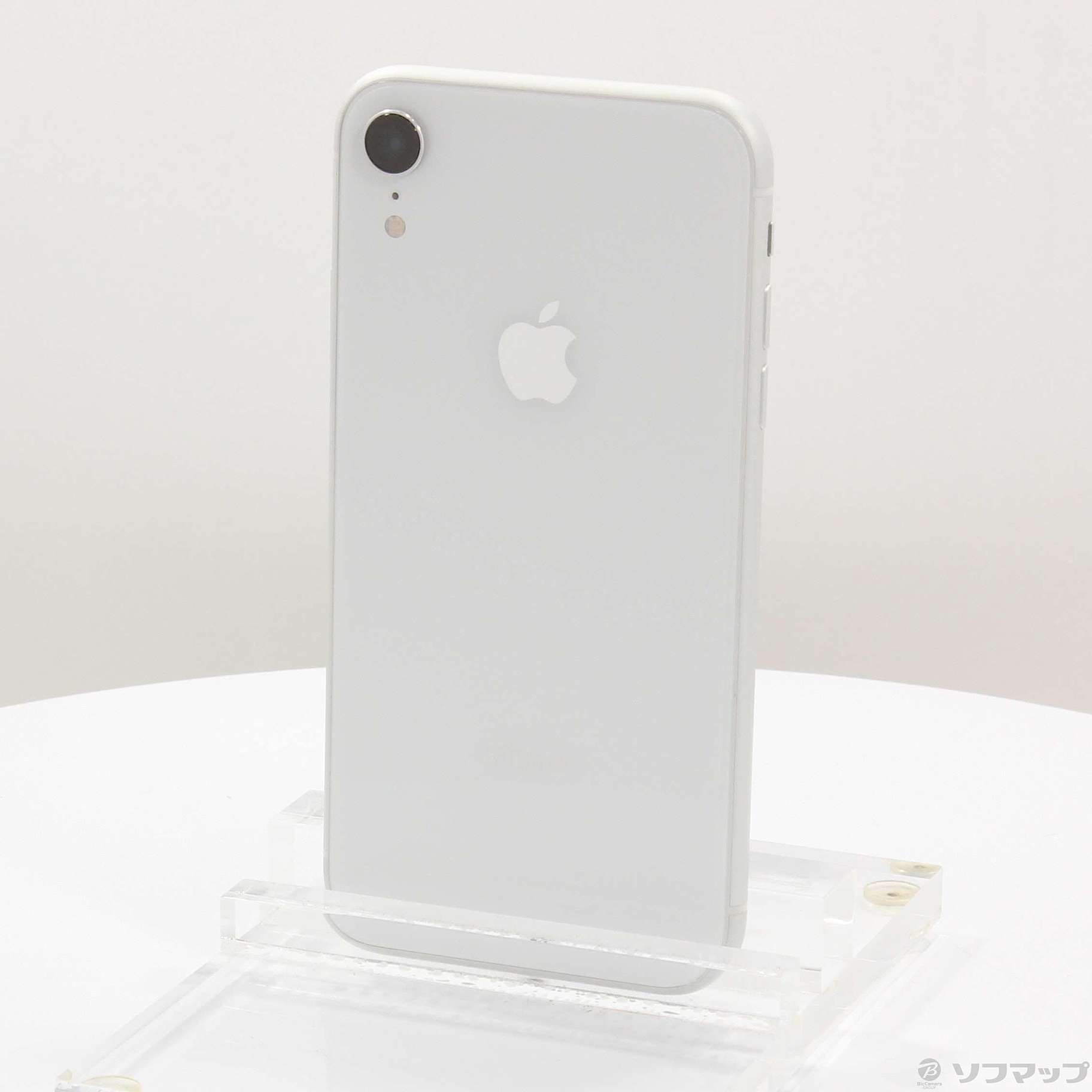 (中古)Apple iPhoneXR 64GB ホワイト MT032J/A SIMフリー(377-ud)