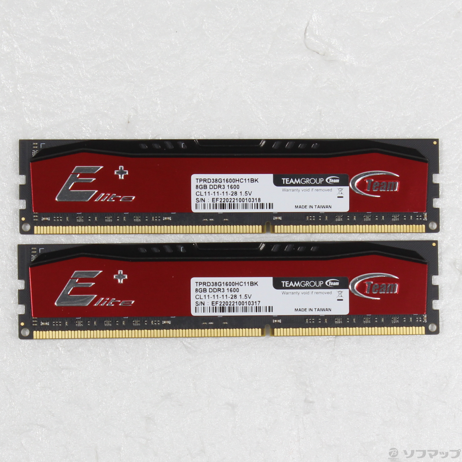 デスクPCメモリ 240P DDR3 8GB×2枚組 PC3-12800 DDR3-1600