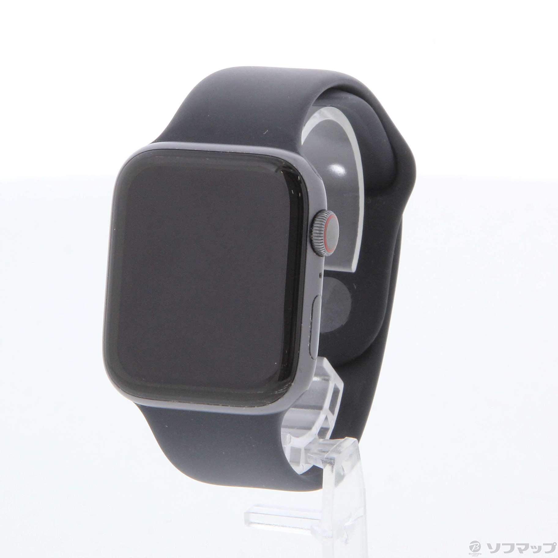 〔中古品〕 Apple Watch Series 4 GPS + Cellular 44mm スペースグレイアルミニウムケース ブラックスポーツバンド