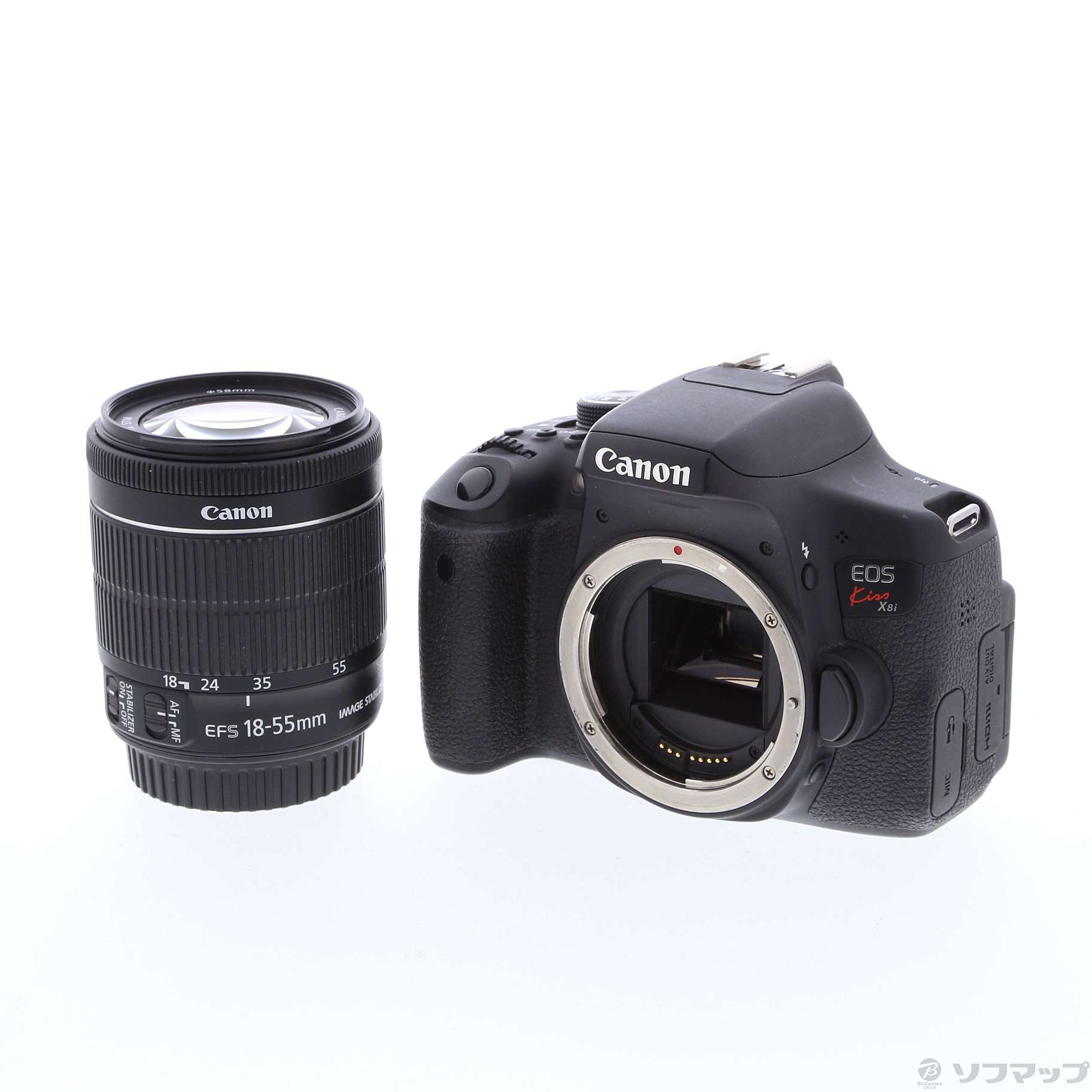 中古】EOS Kiss X8i EF-S18-55 IS STM レンズキット [2133053140435 