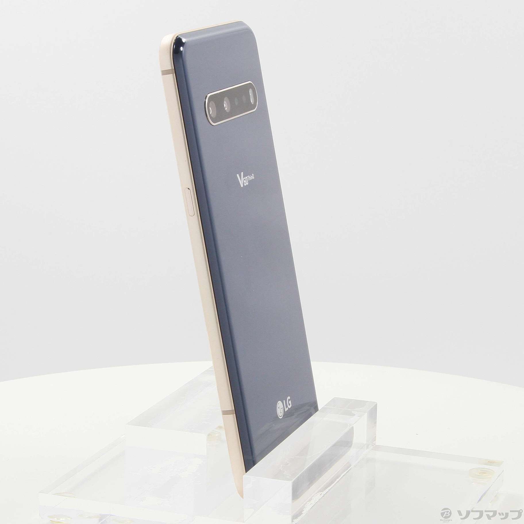 Softbank - LG V60 ThinQ 5G A001LG クラッシーブルー 5Gで変わる体験。2画面でも1画面でも、自由自在。LG V60 ThinQ
