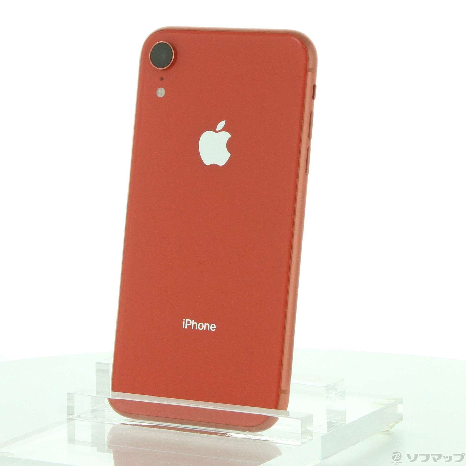 〔中古品〕 iPhoneXR 64GB コーラル MT0A2J／A SIMフリー ［6.1インチ液晶／Apple A12］
