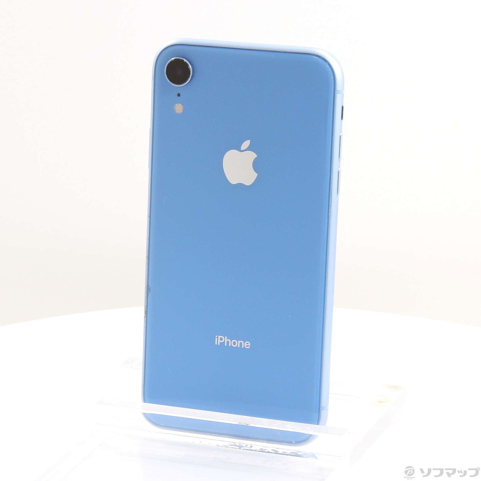 (中古)Apple iPhoneXR 128GB ブルー MT0U2J/A SIMフリー(258-ud)