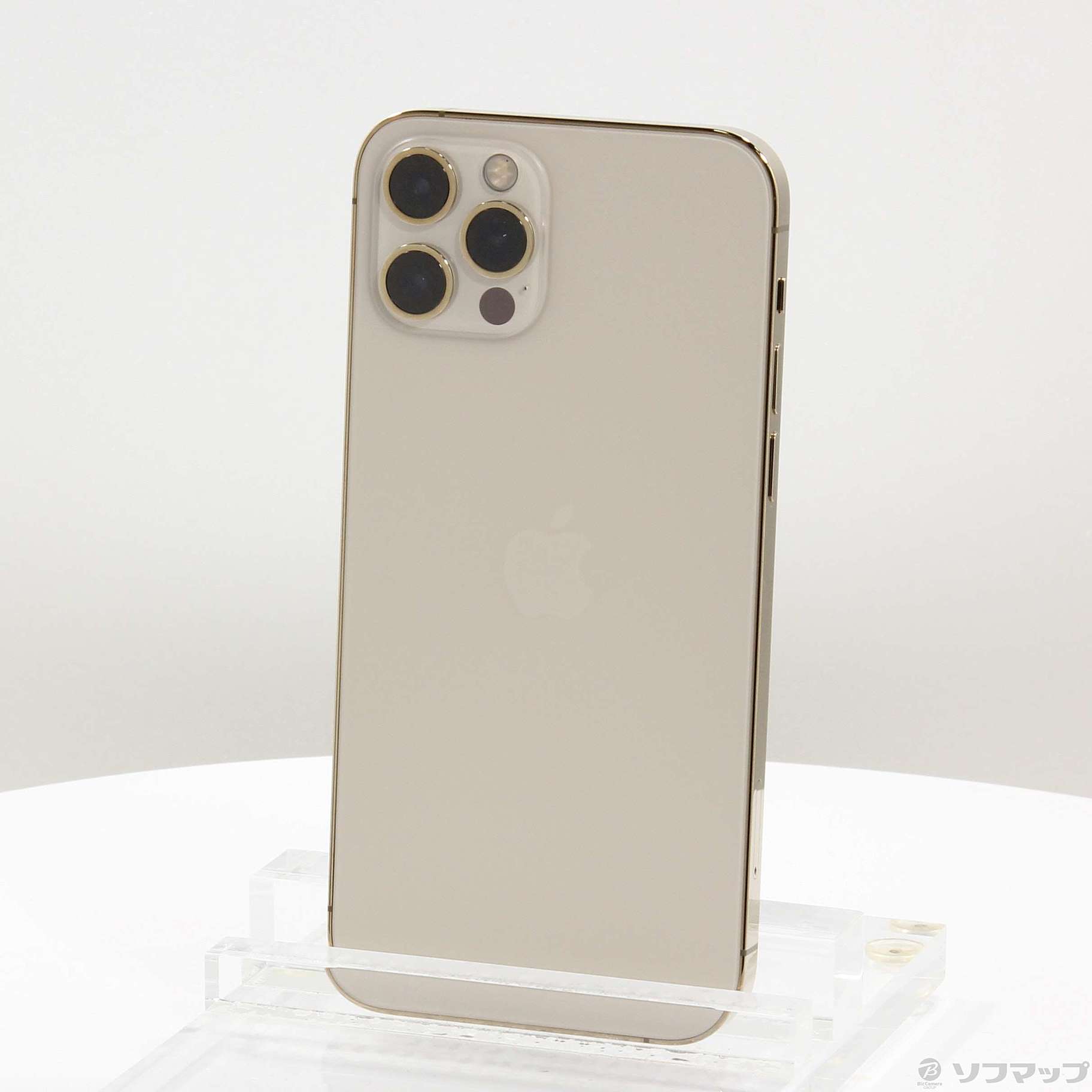 (中古)Apple iPhone12 Pro 128GB ゴールド MGM73J/A SIMフリー(198-ud)