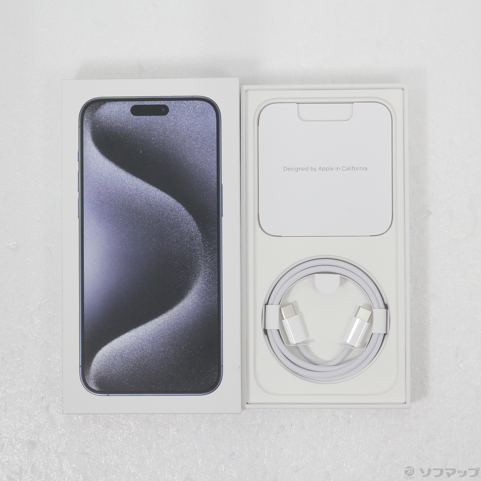 中古】iPhone15 Pro Max 256GB ブルーチタニウム MU6T3J／A SIMフリー
