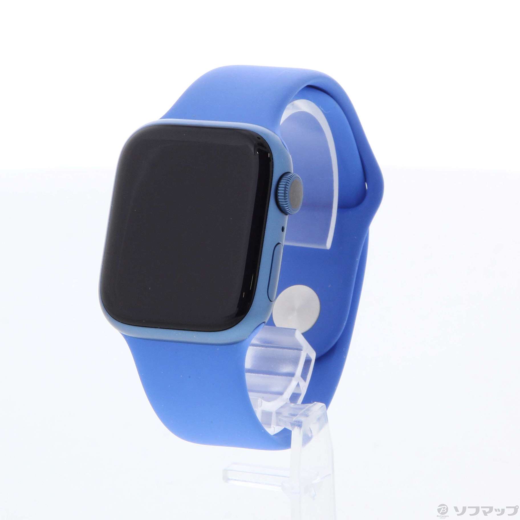 Apple Watch Series 7 GPS 41mm ブルーアルミニウムケース カプリブルースポーツバンド
