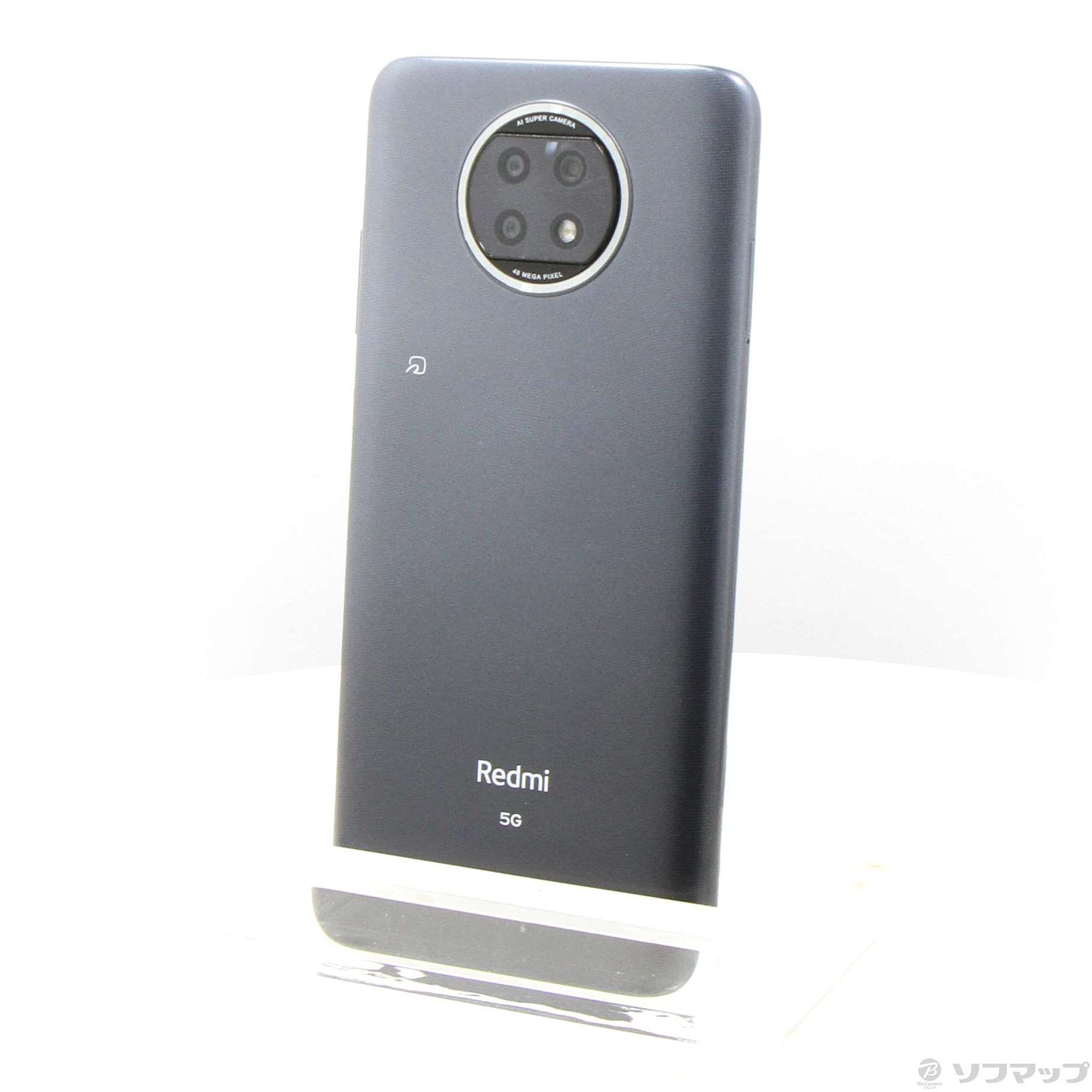 (中古)Xiaomi Redmi Note 9T 64GB ナイトフォールブラック A001XM SoftBank(276-ud)