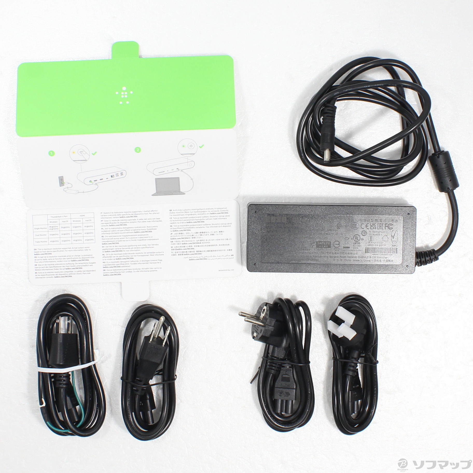 Belkin 12-in-1 Thunderbolt 4 Dock(中古)（中古】INC006qcSGY 12-in-1 