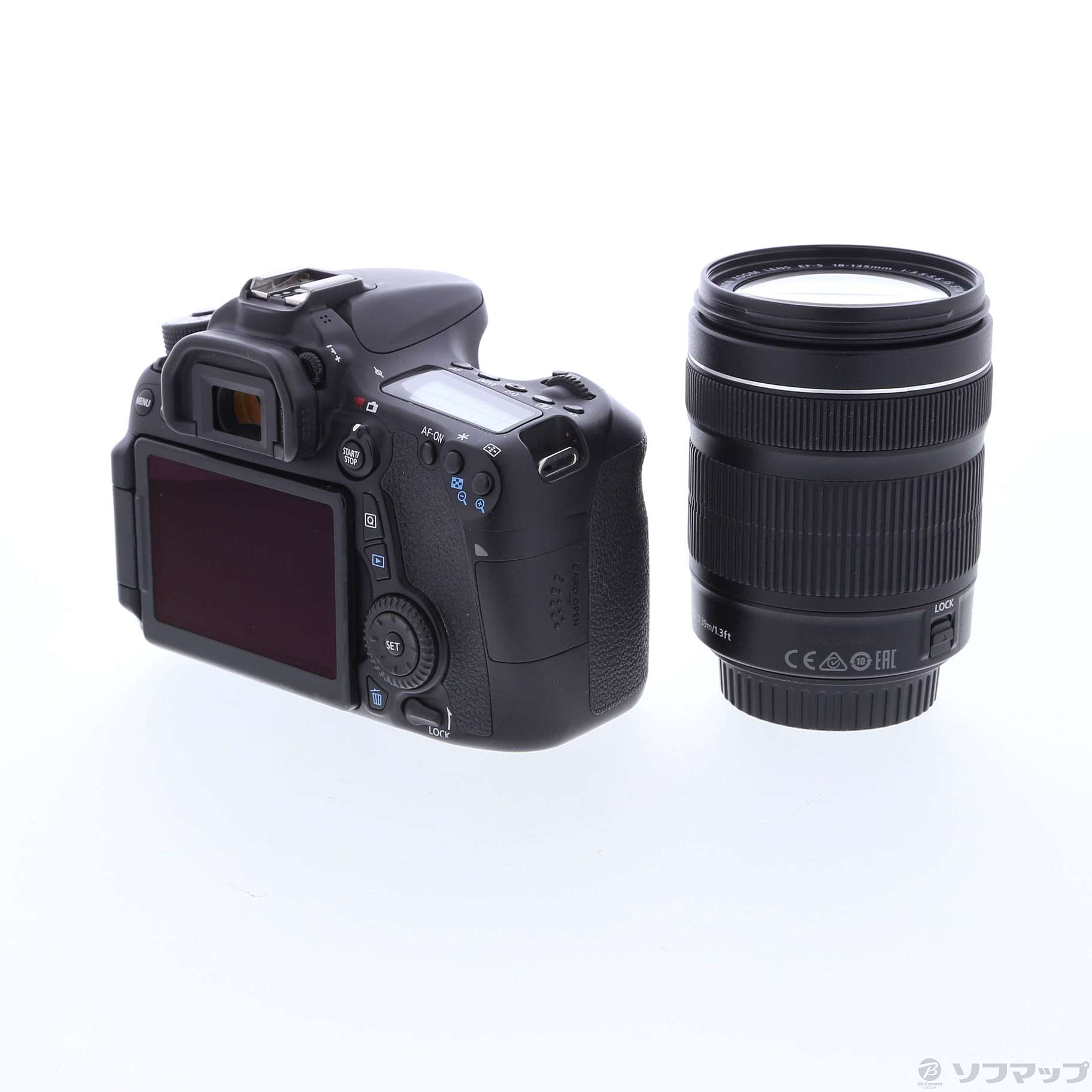 中古】EOS 70D (W) EF-S18-135 IS STM レンズキット (2020万画素／SDXC