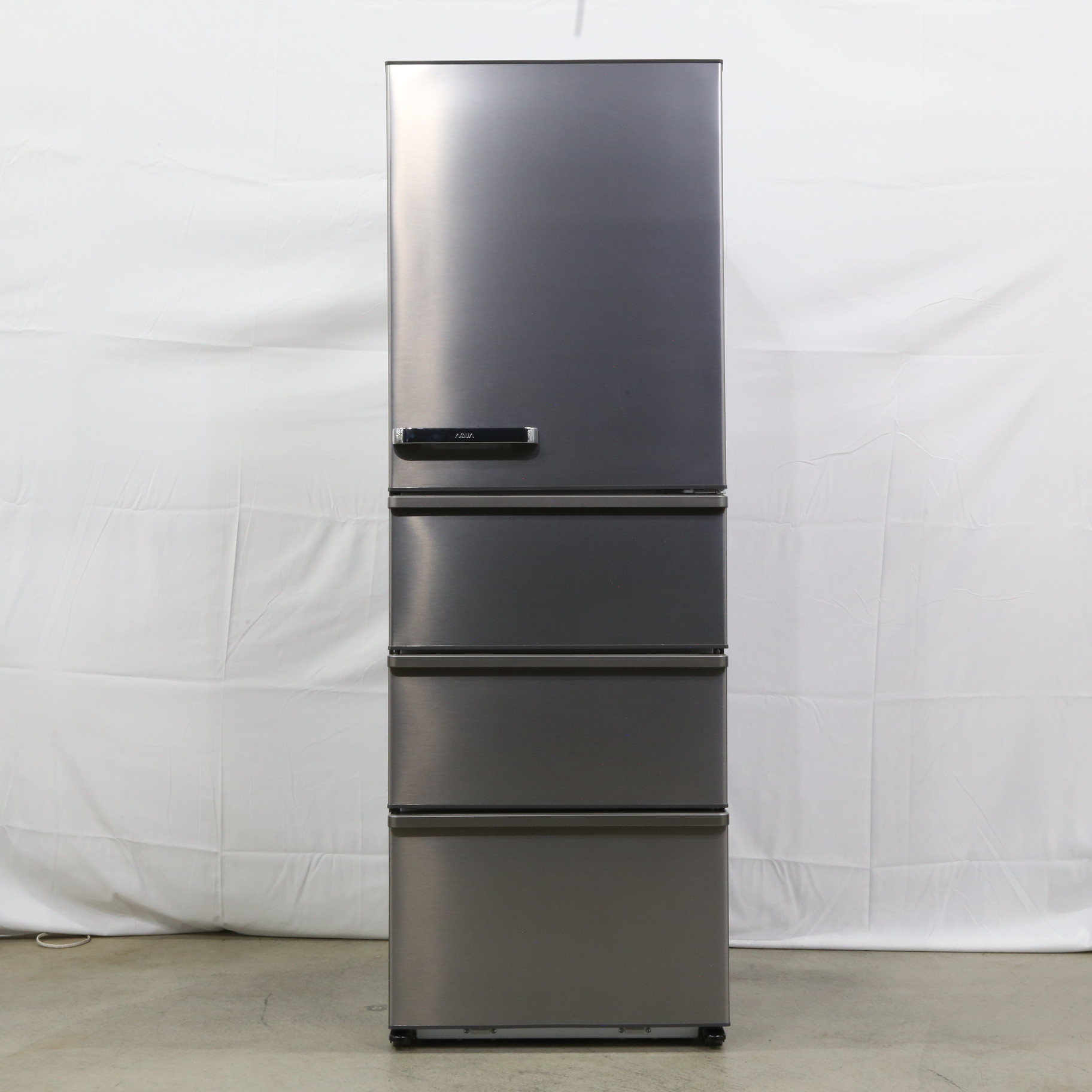 AQUA】冷蔵庫｟右開き｠430L チタニウムシルバー - 冷蔵庫