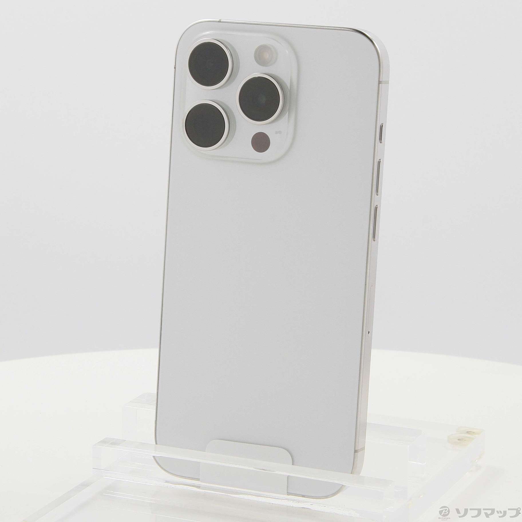 中古】iPhone15 Pro 128GB ホワイトチタニウム MTU83J／A SIMフリー