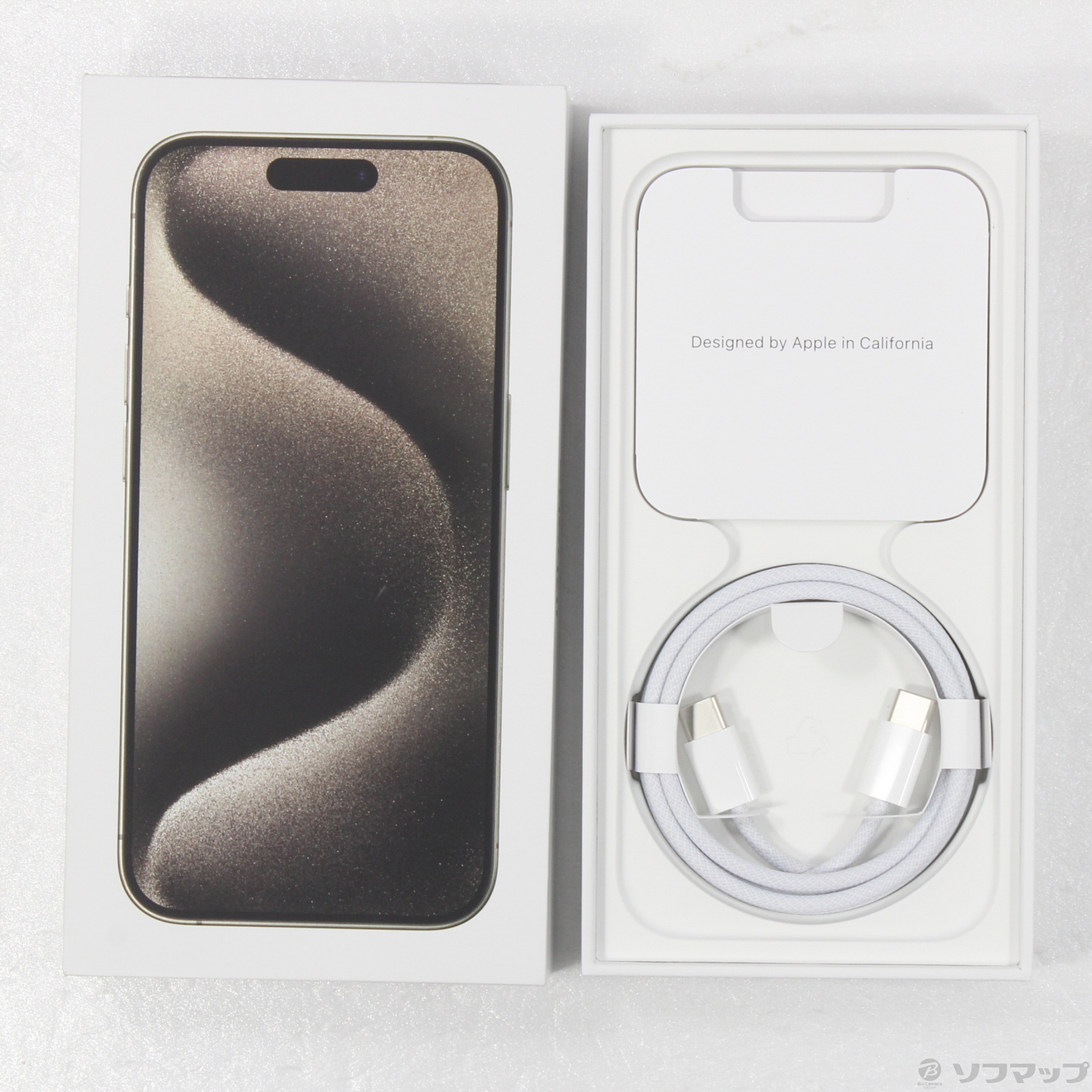 中古】iPhone15 Pro 128GB ナチュラルチタニウム MTU93J／A SIMフリー