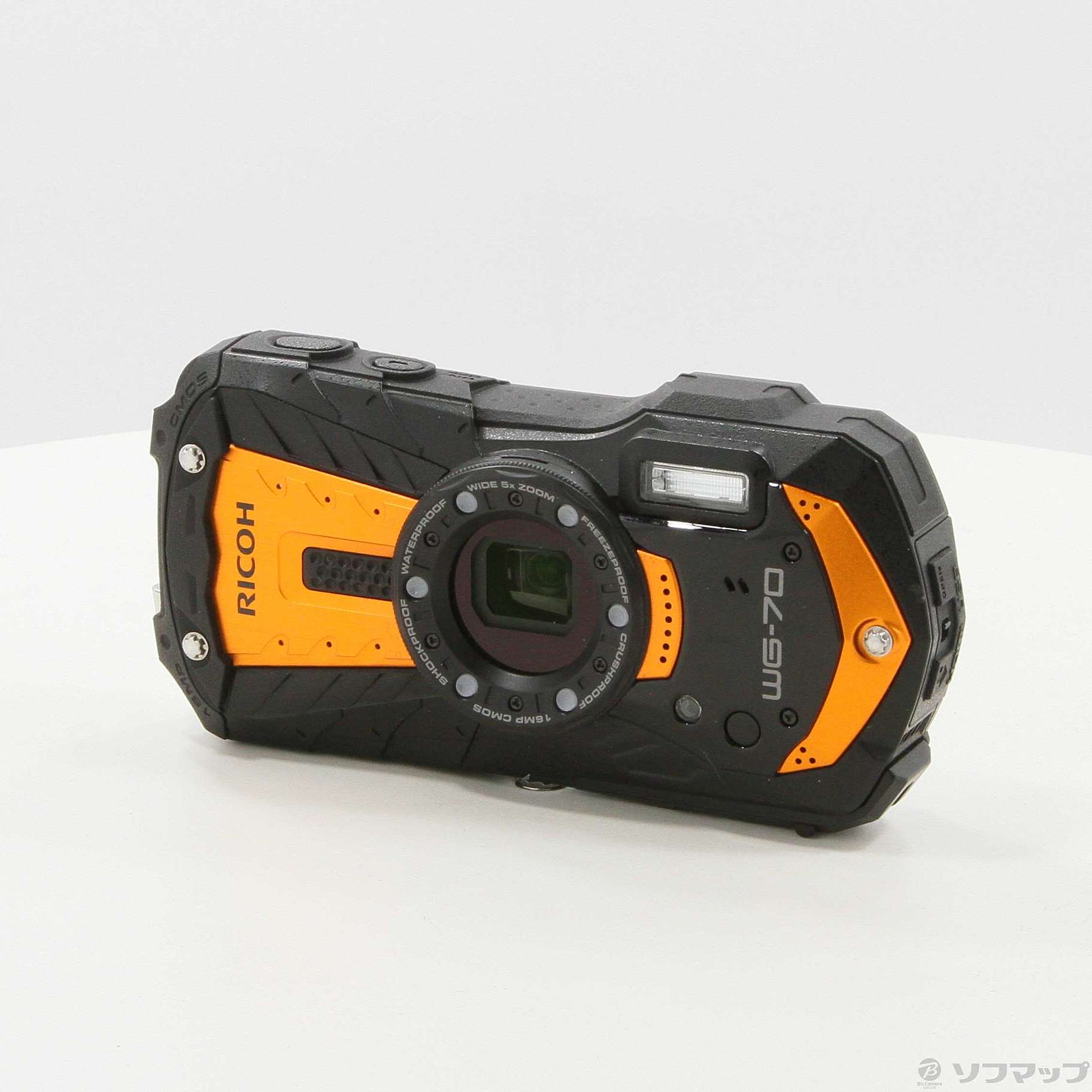 【人気新番】Gaiko さん専用　RICOH WG-70 オレンジ アクションカメラ・ウェアラブルカメラ
