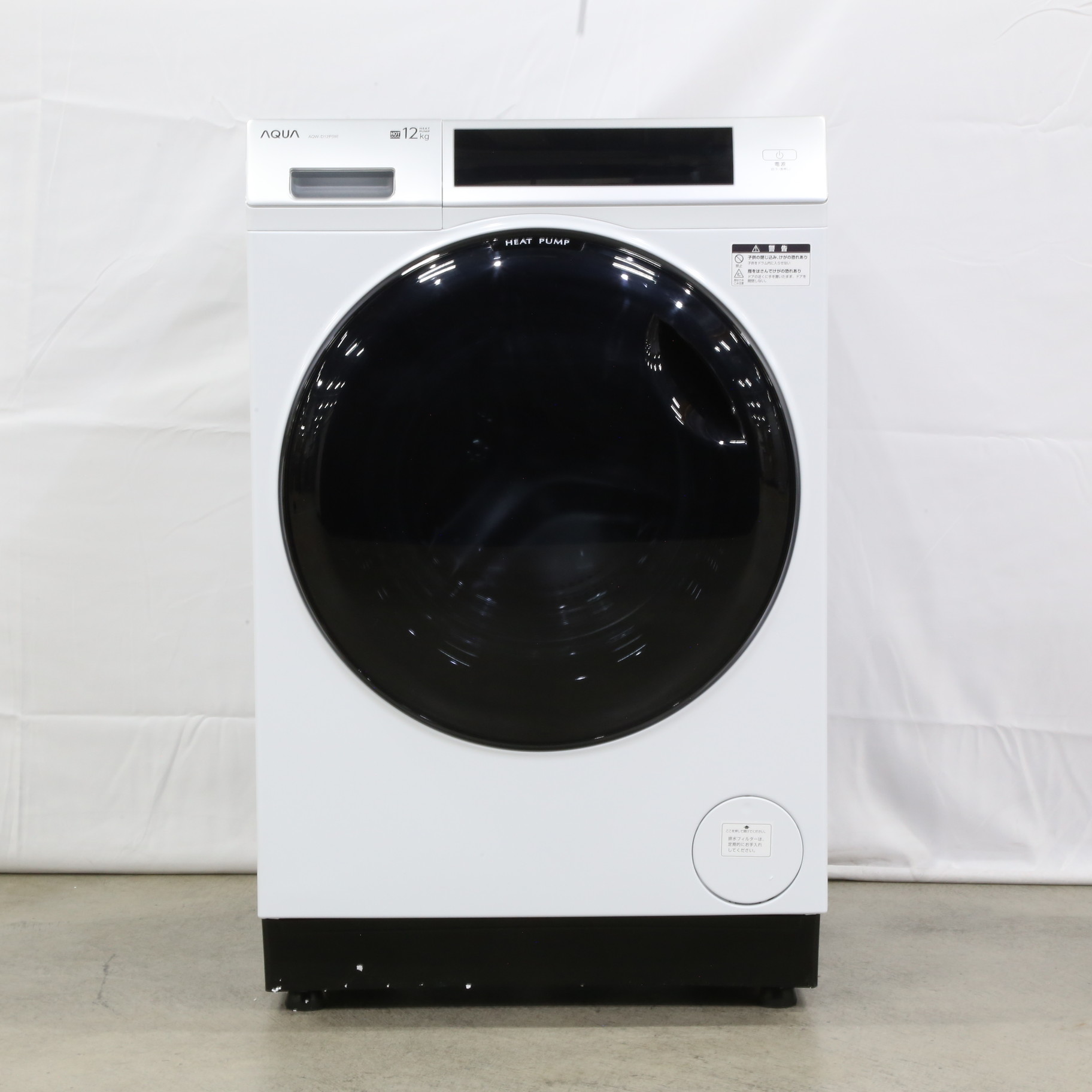 中古】〔展示品〕 ドラム式洗濯乾燥機 ホワイト AQW-D12P-L(W) ［洗濯 