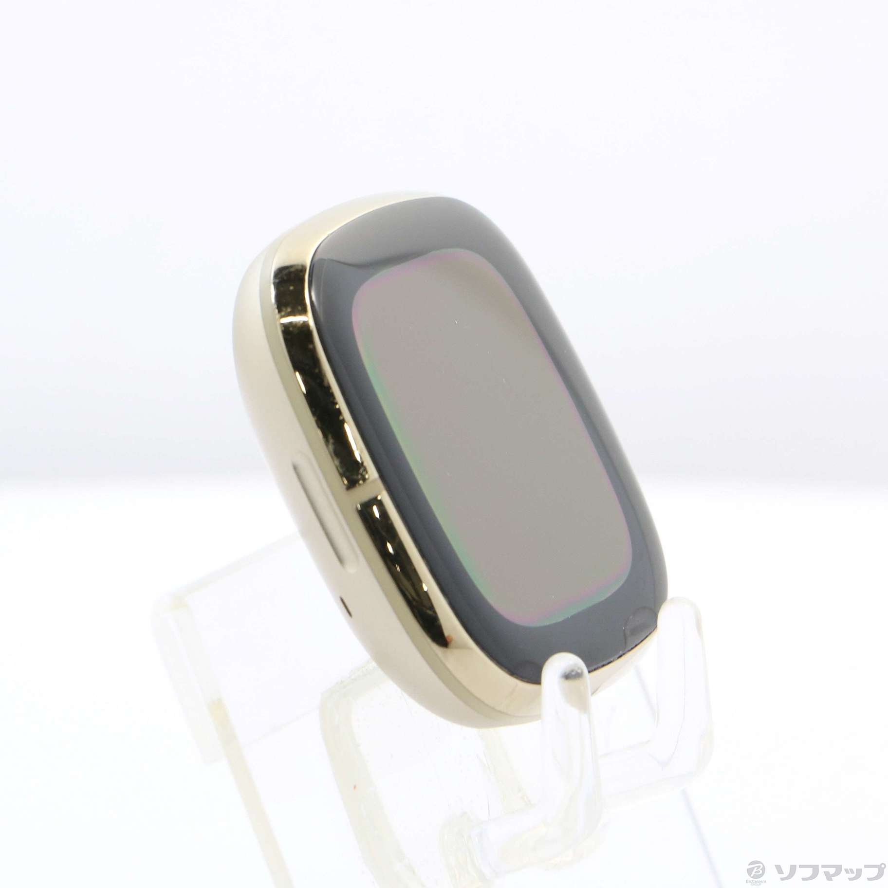 中古】Fitbit Sense FB512GLWT-FRCJK ルナホワイト／ソフトゴールド