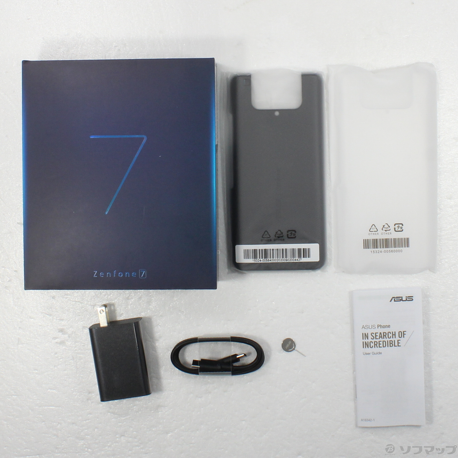 中古】ZenFone 7 128GB オーロラブラック ZS670KS-BK128S8 SIMフリー ...