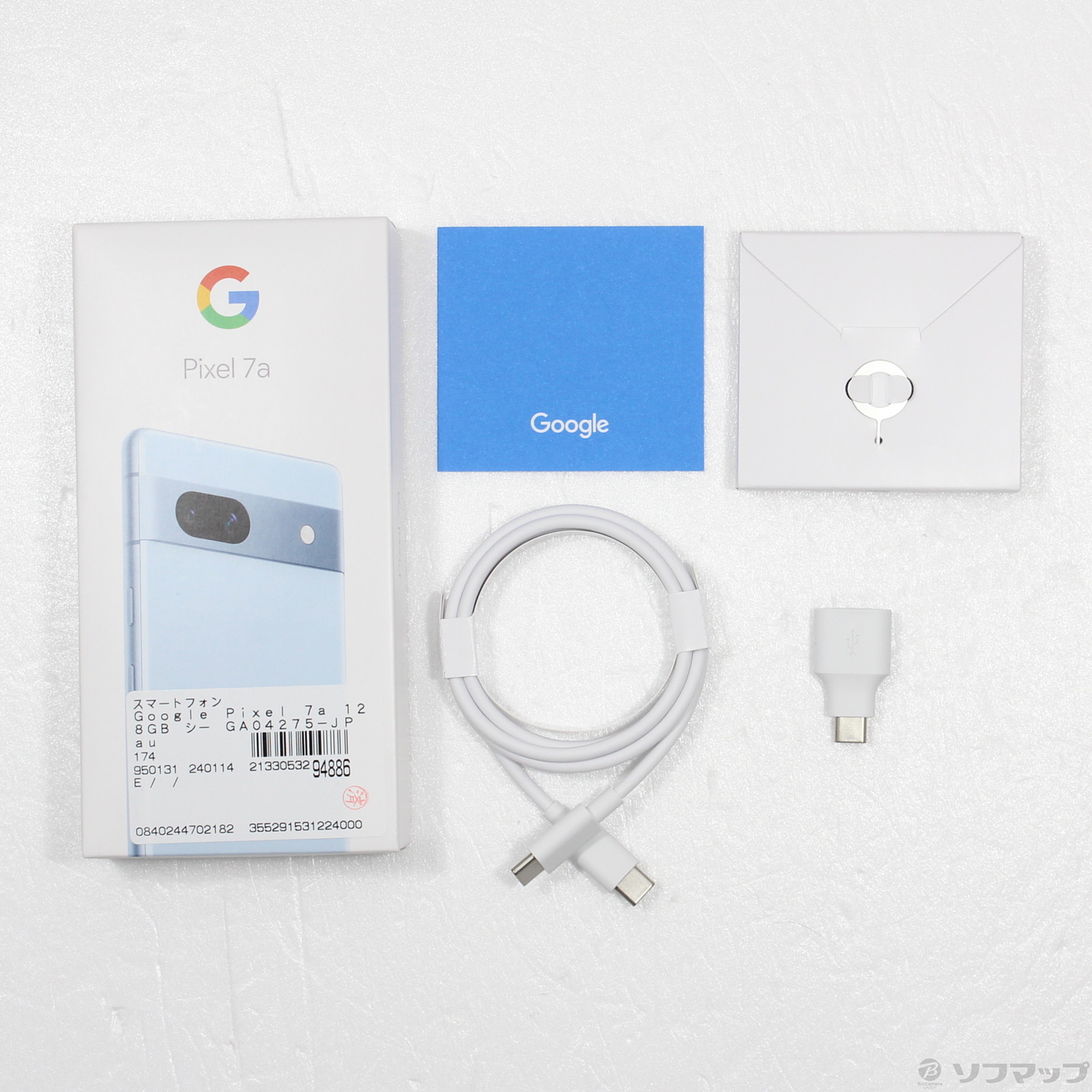 中古】Google Pixel 7a 128GB シー GA04275-JP auロック解除SIMフリー