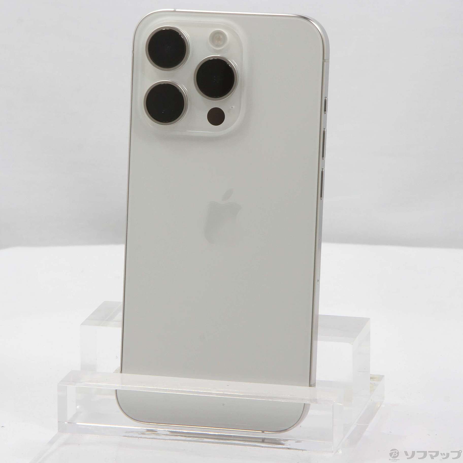 中古】iPhone15 Pro 256GB ホワイトチタニウム MTUD3J／A SIMフリー 