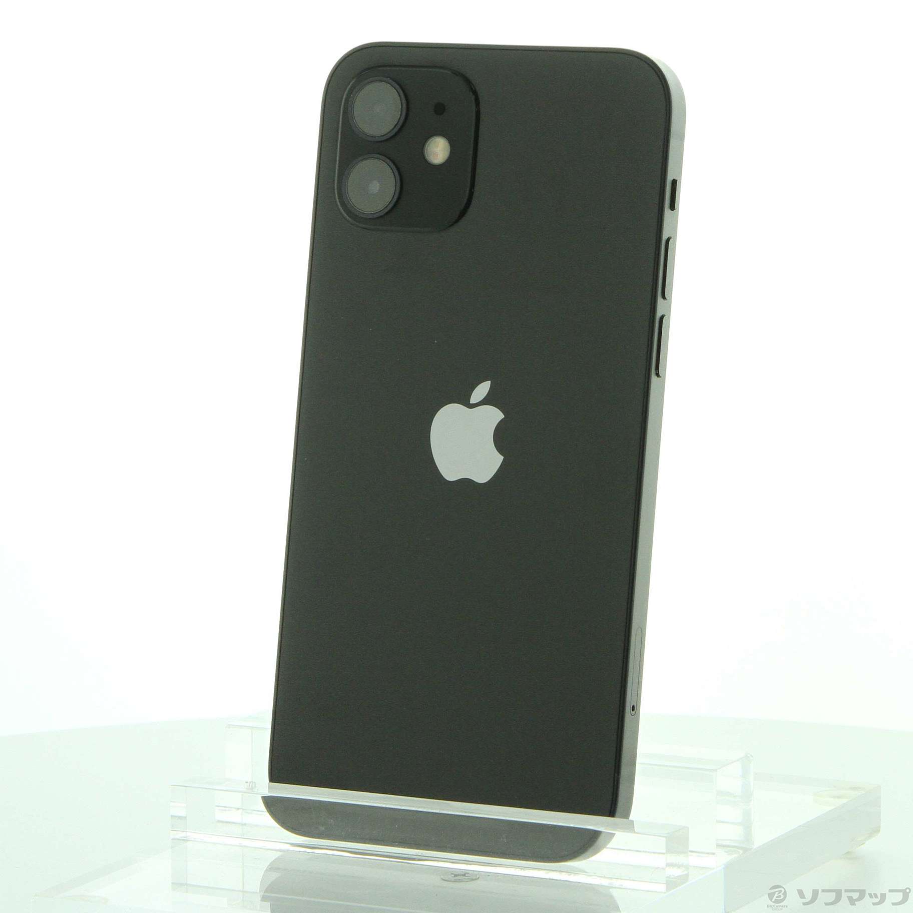 (中古)Apple iPhone12 64GB ブラック MGHN3J/A SIMフリー(297-ud)
