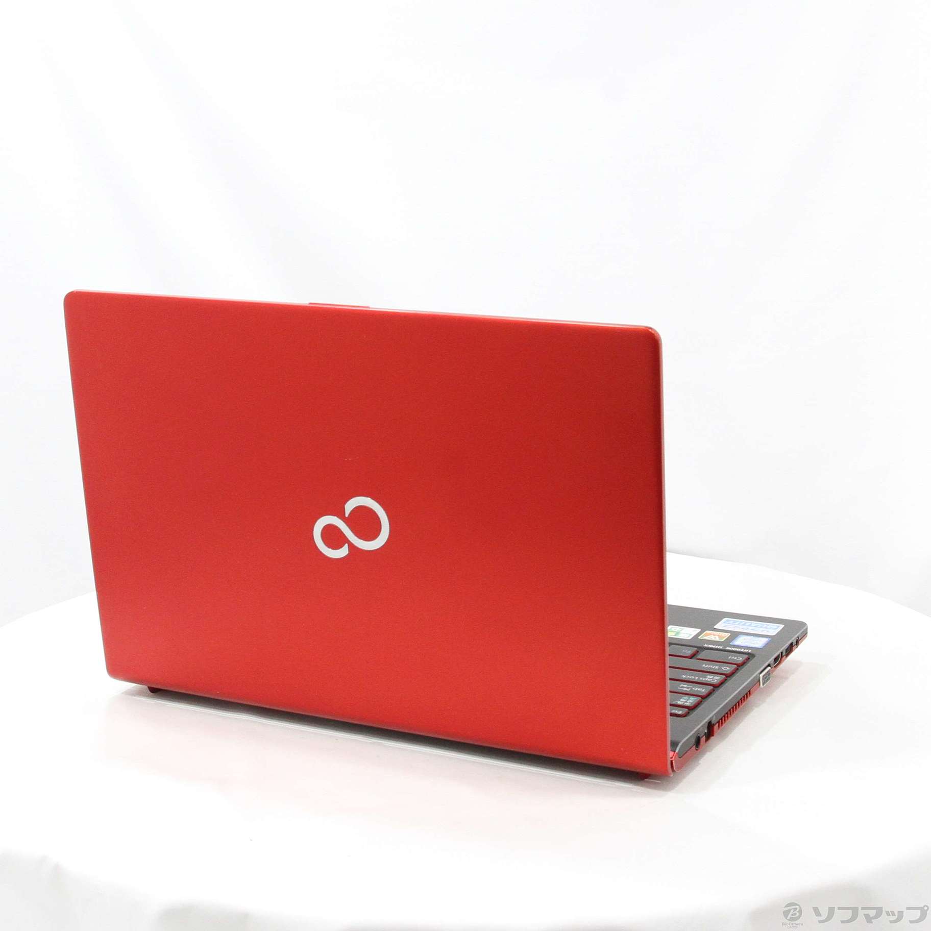 中古】格安安心パソコン LIFEBOOK SH90／X FMVS90XRD サテンレッド