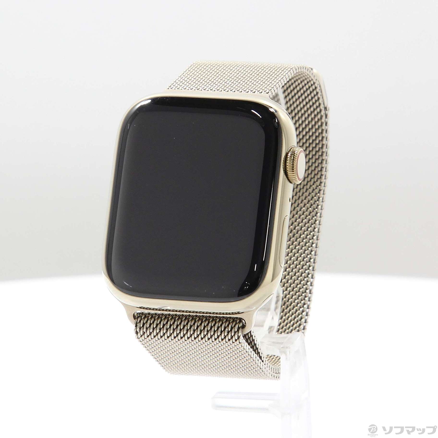 Apple Watch Series 8 GPS + Cellular 45mm ゴールドステンレススチールケース ゴールドミラネーゼループ