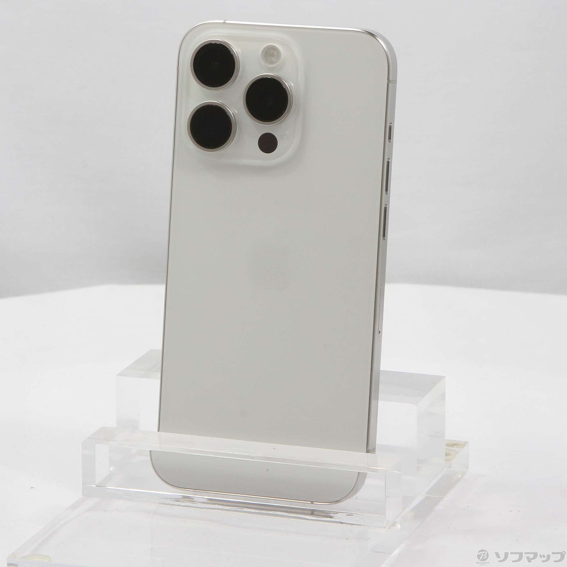 中古】iPhone15 Pro 128GB ホワイトチタニウム MTU83J／A SIMフリー 