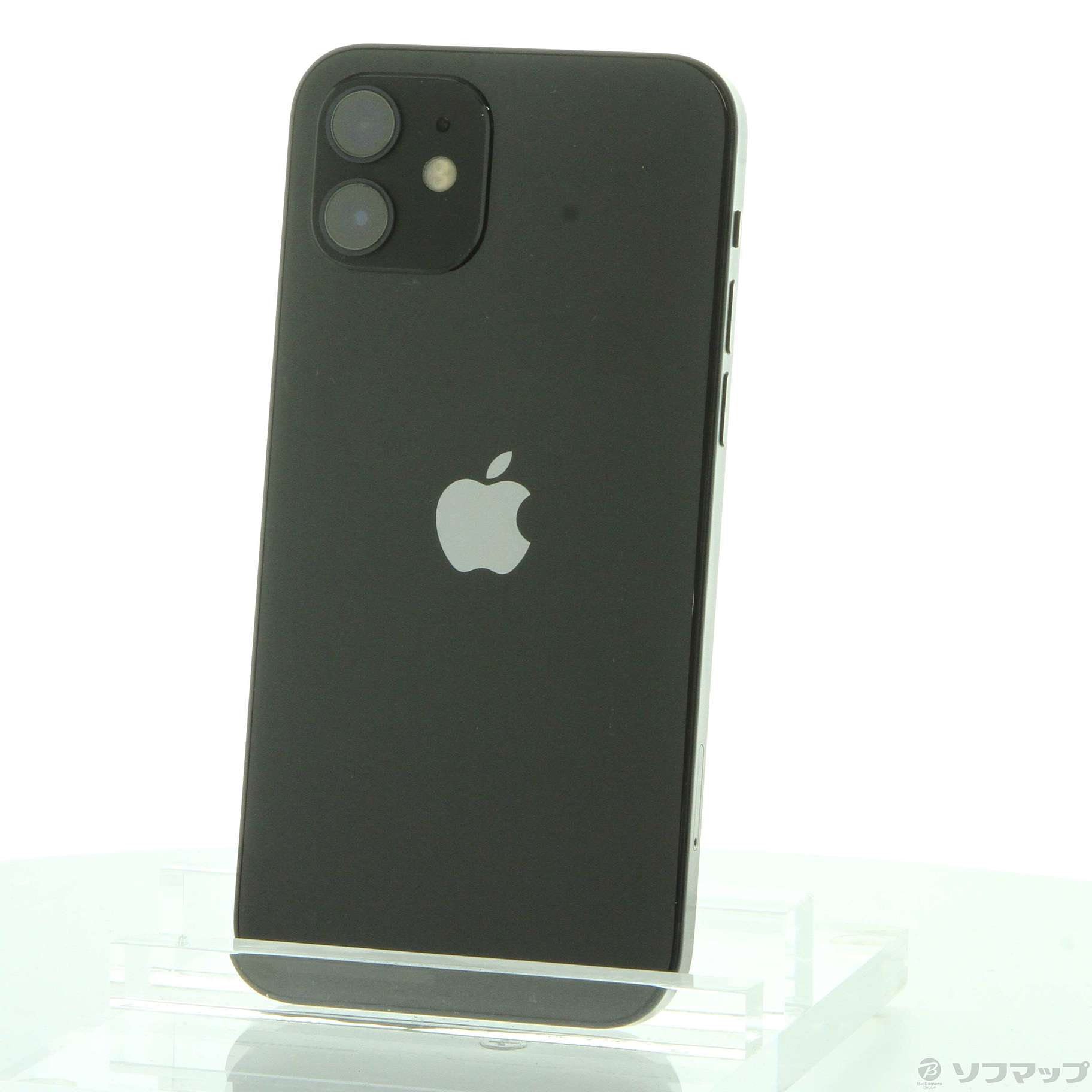 (中古)Apple iPhone12 256GB ブラック MGJ03J/A SIMフリー(381-ud)