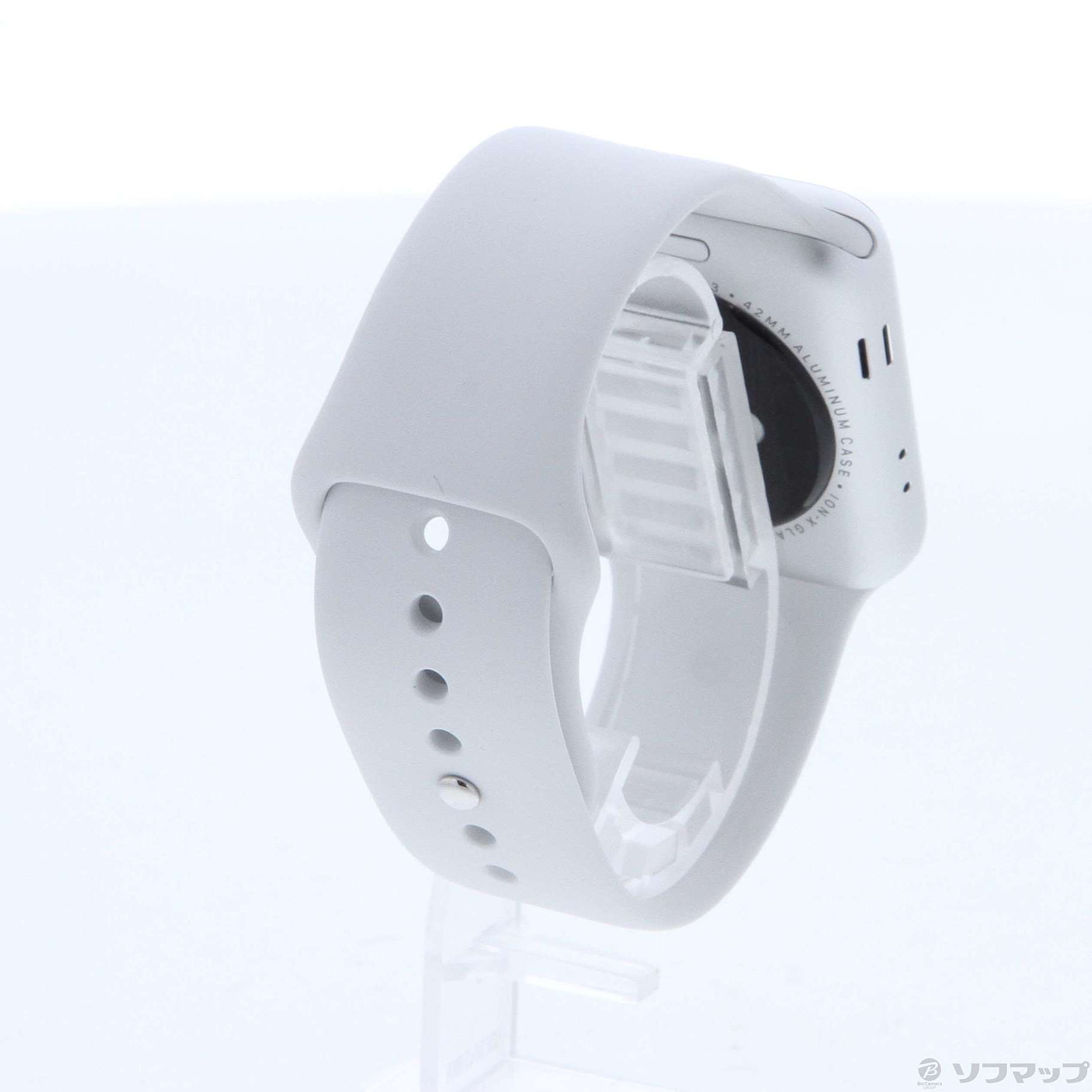Apple Watch Series 3 GPS 42mm シルバーアルミニウムケース ホワイトスポーツバンド